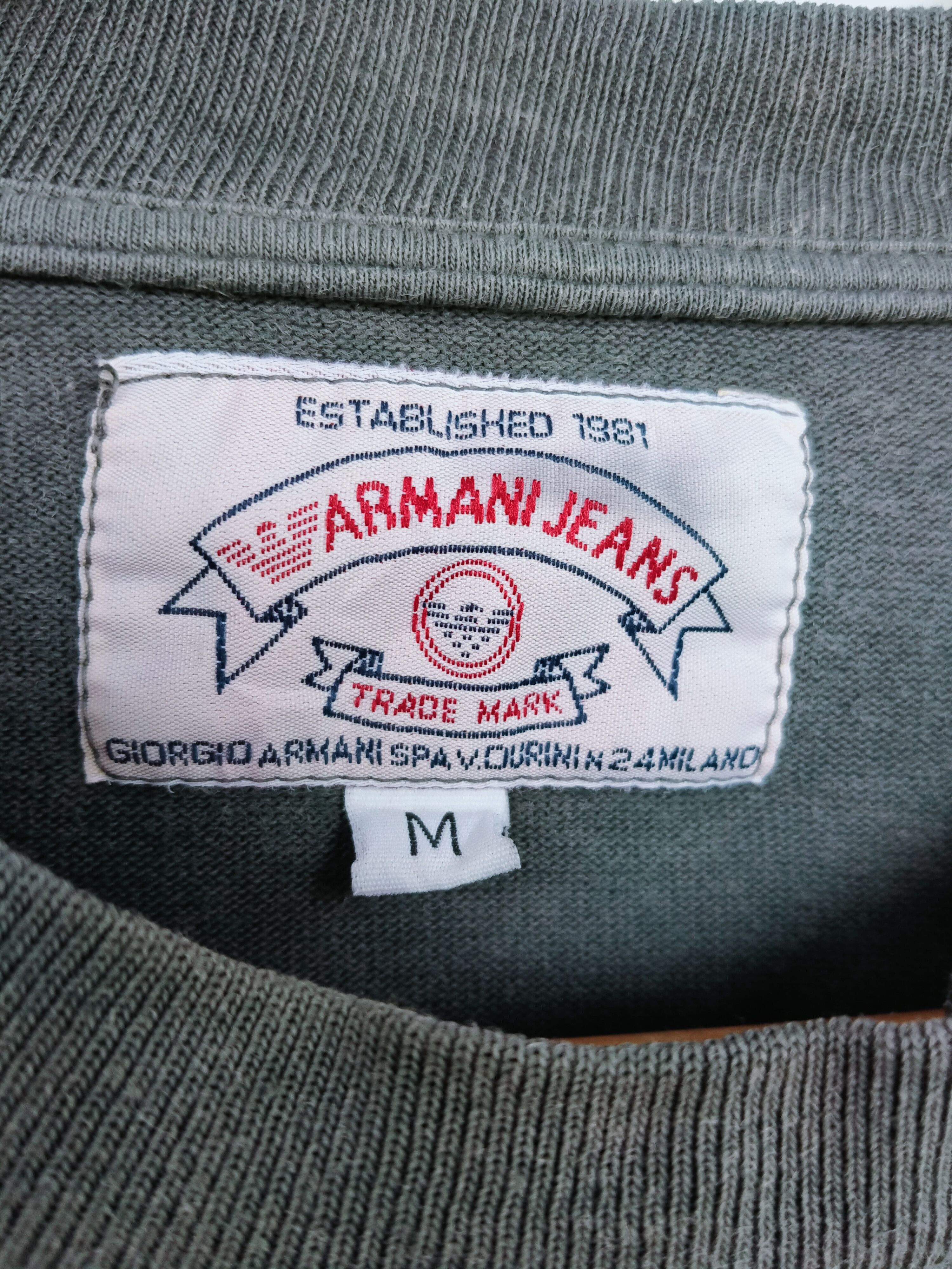 Vintage 90s Embroidery Armani Jeans & Sons