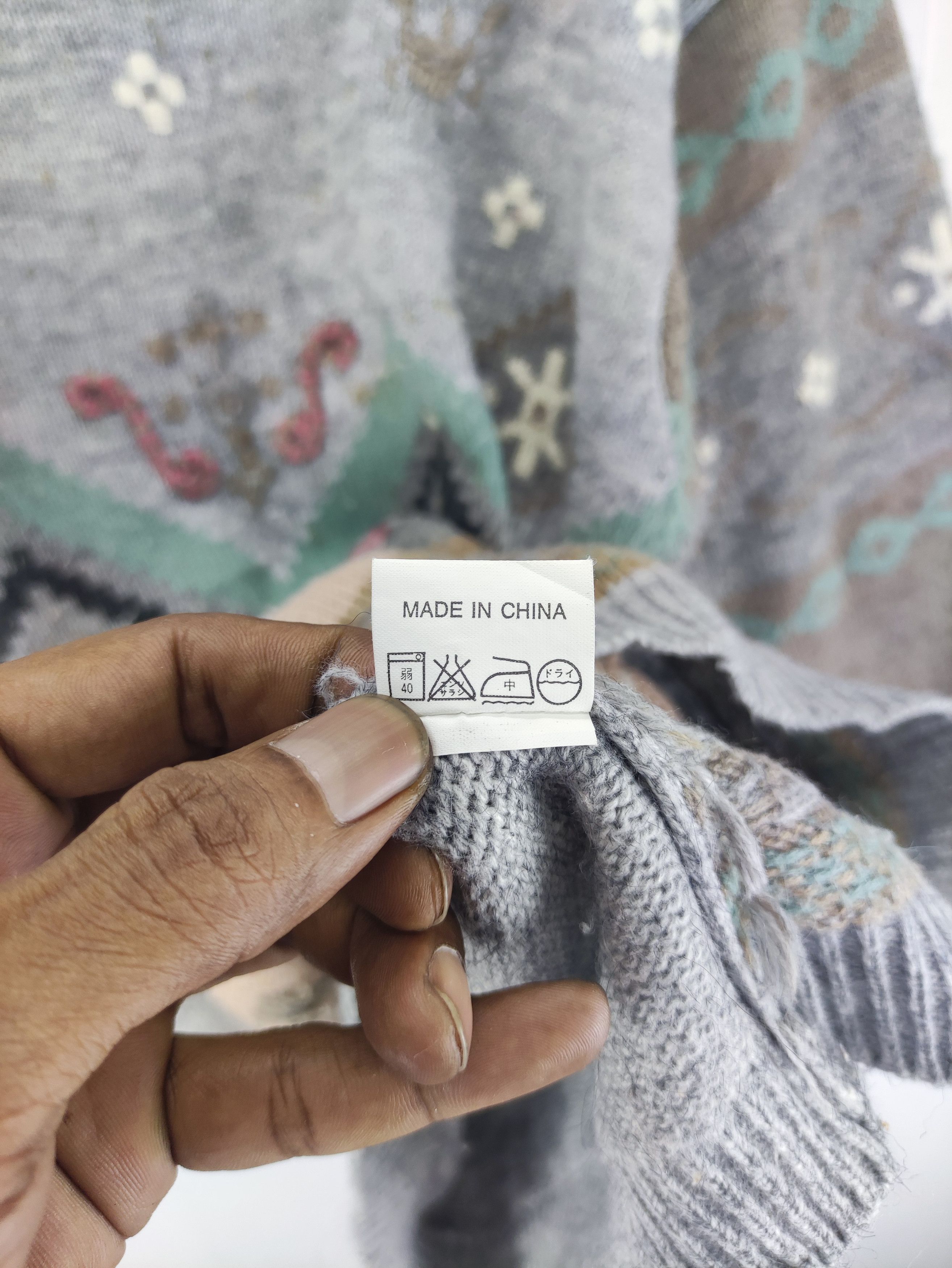 Aran Isles Knitwear Vintage knit Sweater Embroidered Logo By Tempo Primo Size US M / EU 48-50 / 2 - 5 Thumbnail
