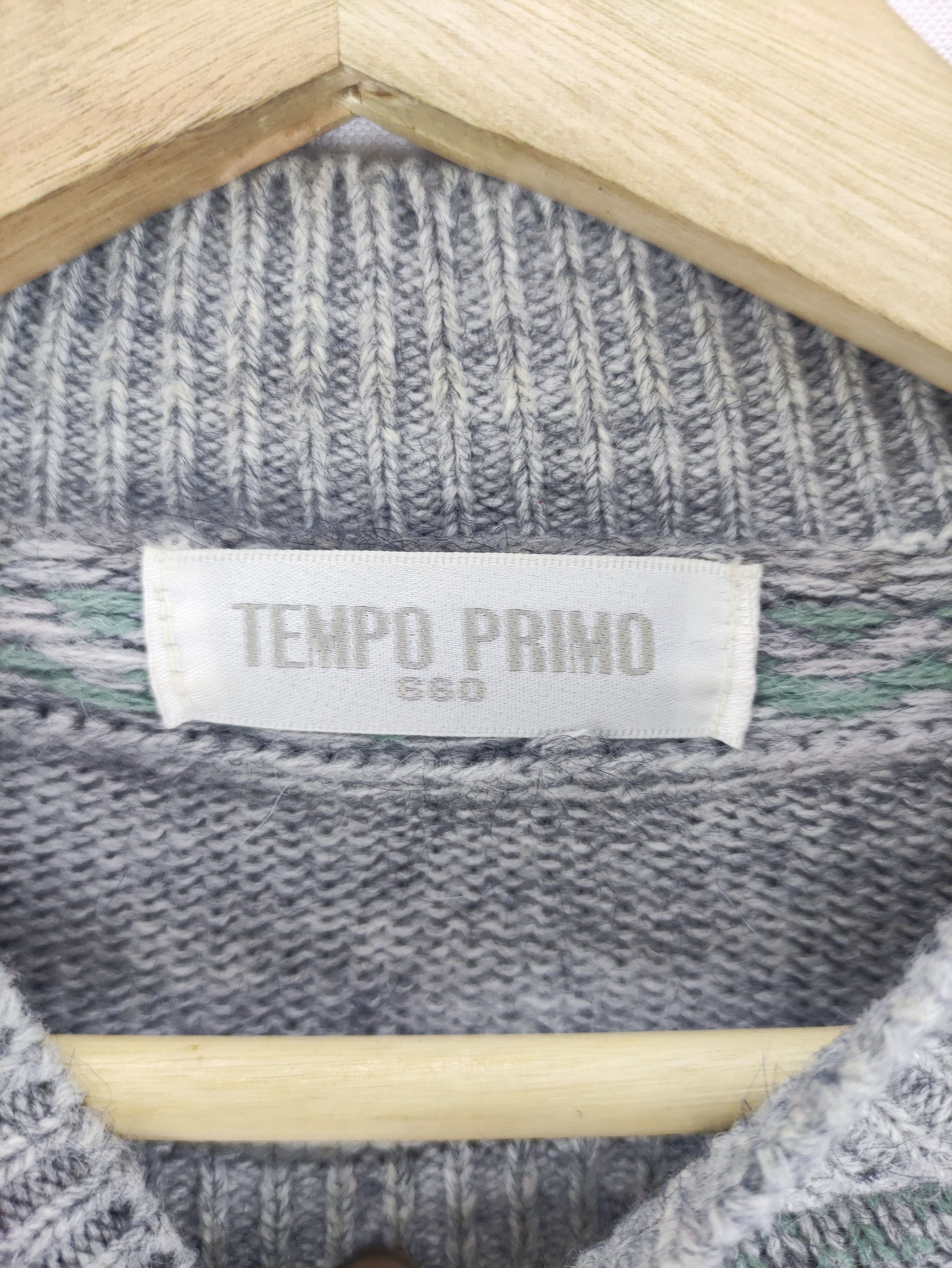 Aran Isles Knitwear Vintage knit Sweater Embroidered Logo By Tempo Primo Size US M / EU 48-50 / 2 - 3 Thumbnail