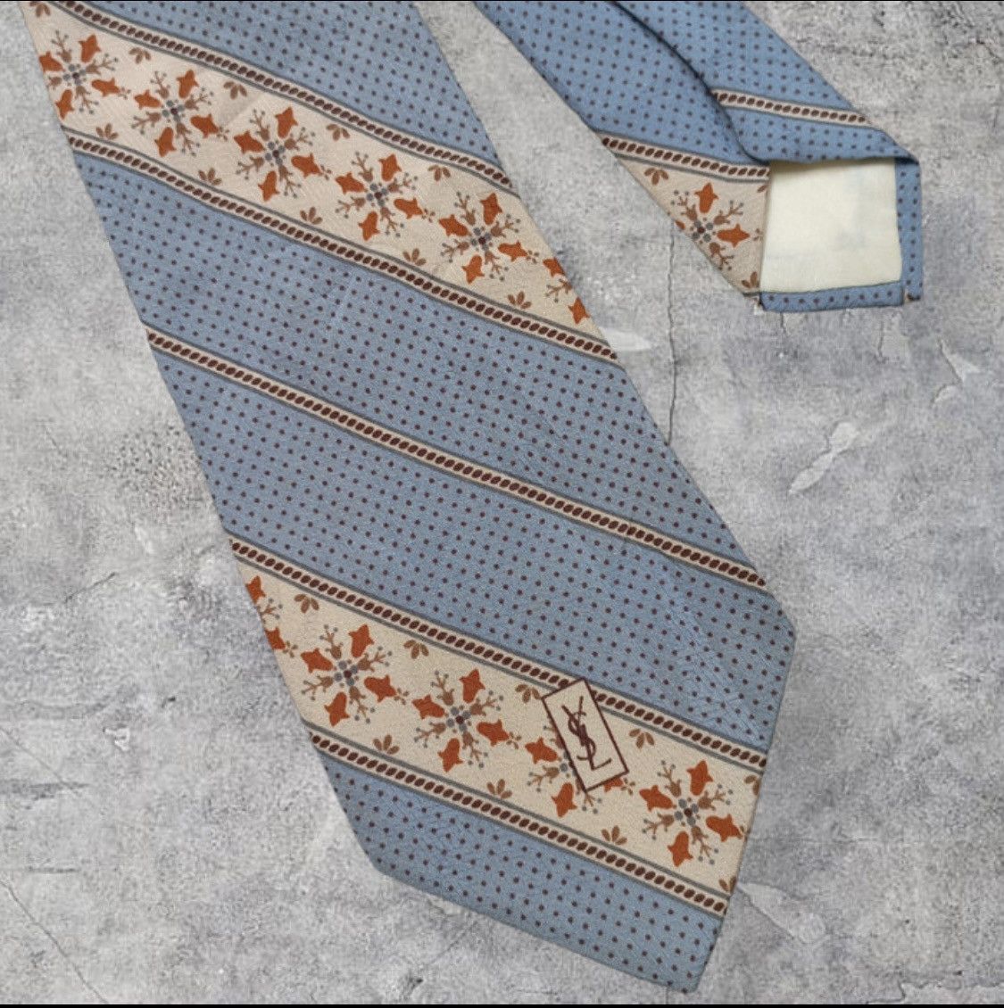yves saint laurent tie vintage