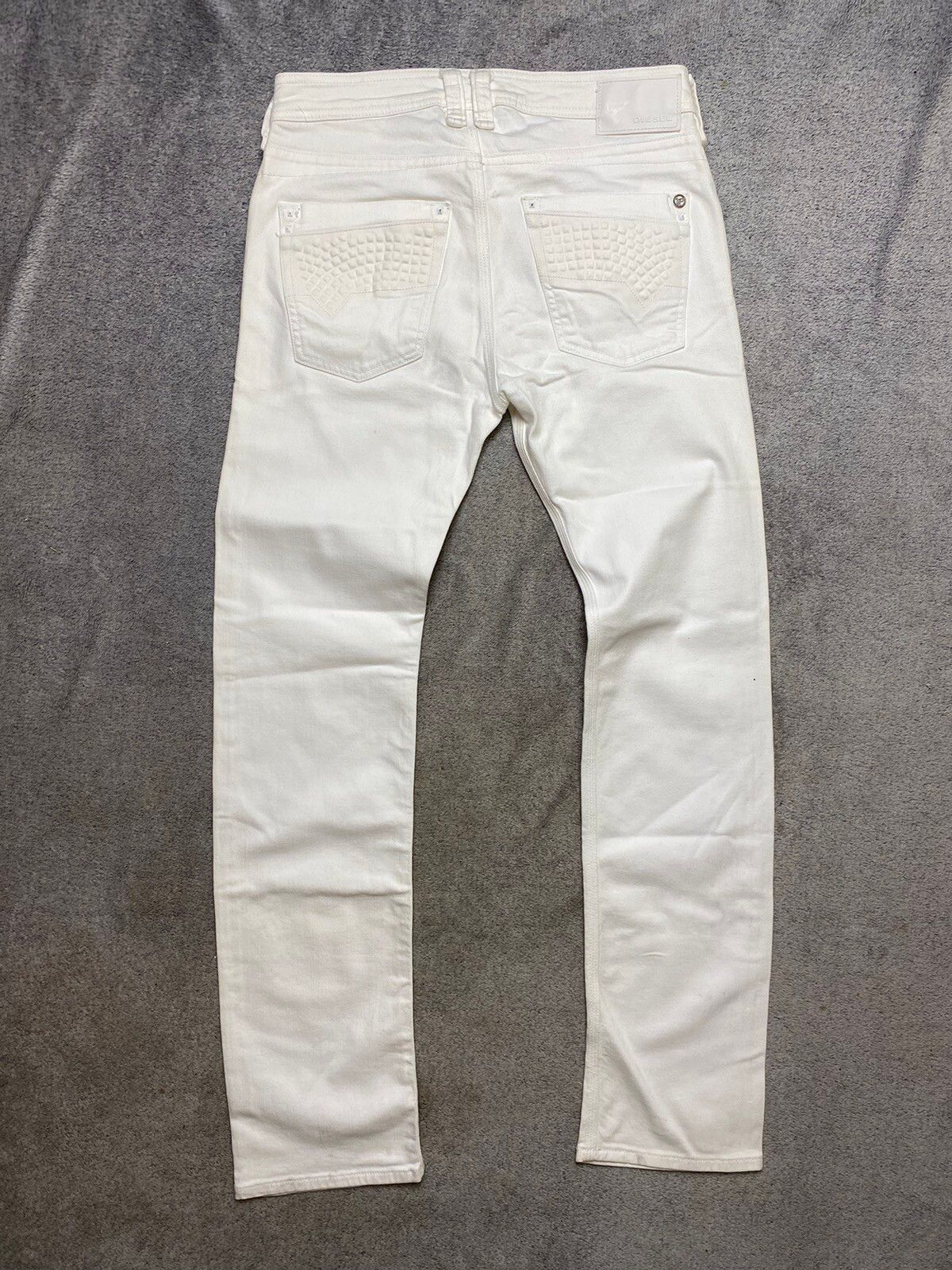 Pre-owned Diesel X Vintage Y2k Diesel Denim Pants In White