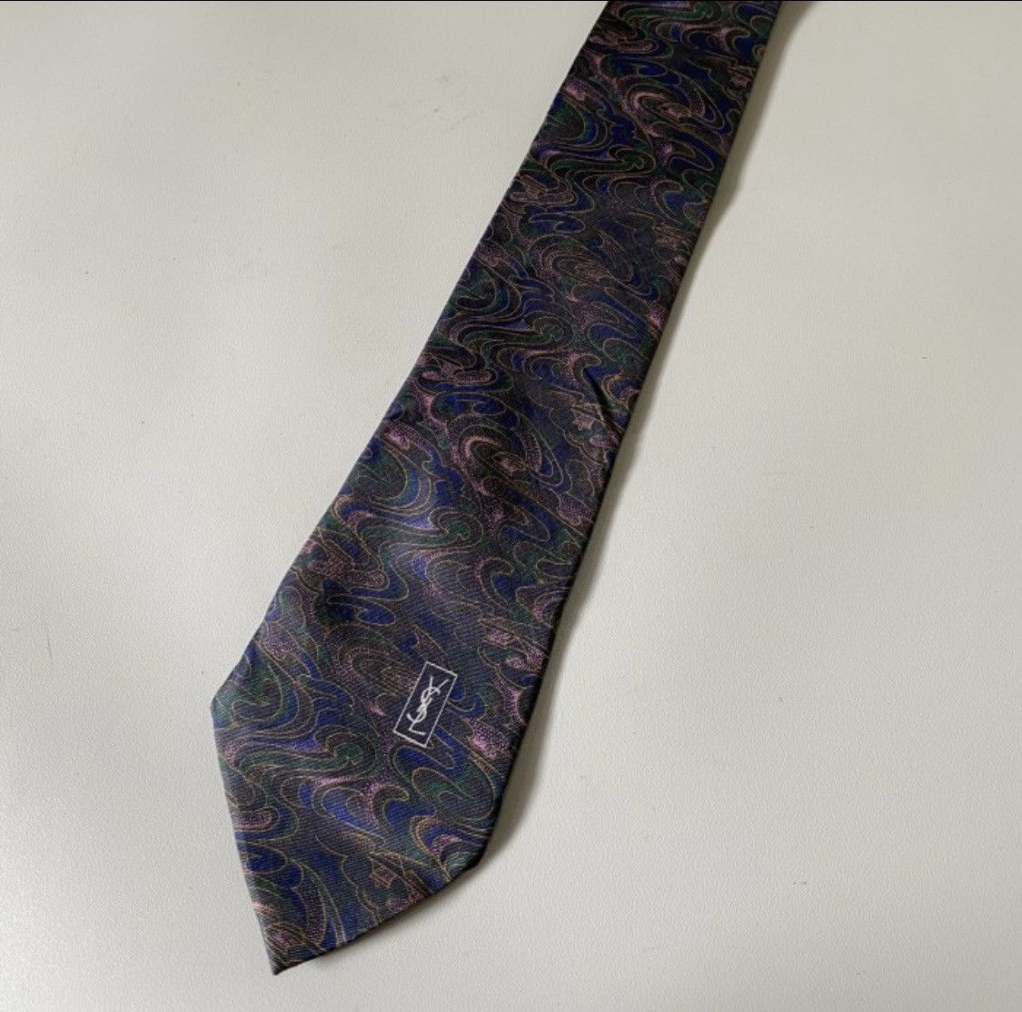 yves saint laurent tie vintage
