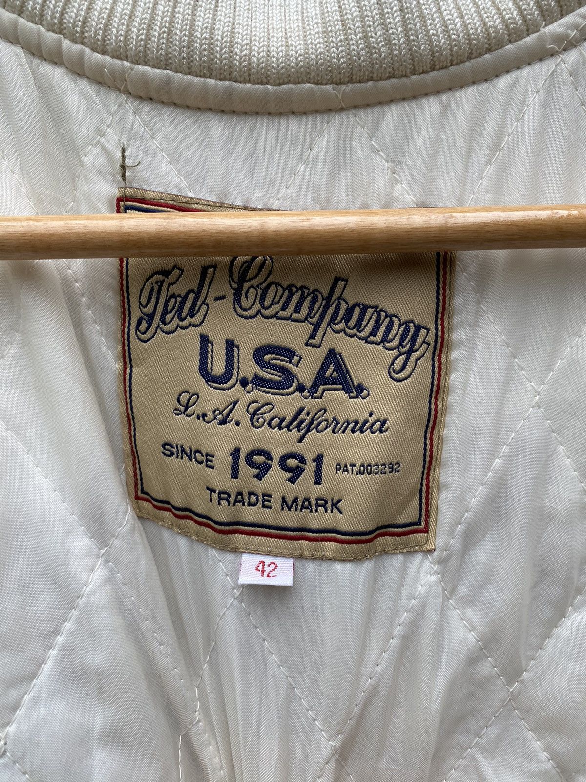 Tedman × Vintage Vintage TED COMPANY 1991 Embroidery Varsity Jacket Size US M / EU 48-50 / 2 - 9 Thumbnail