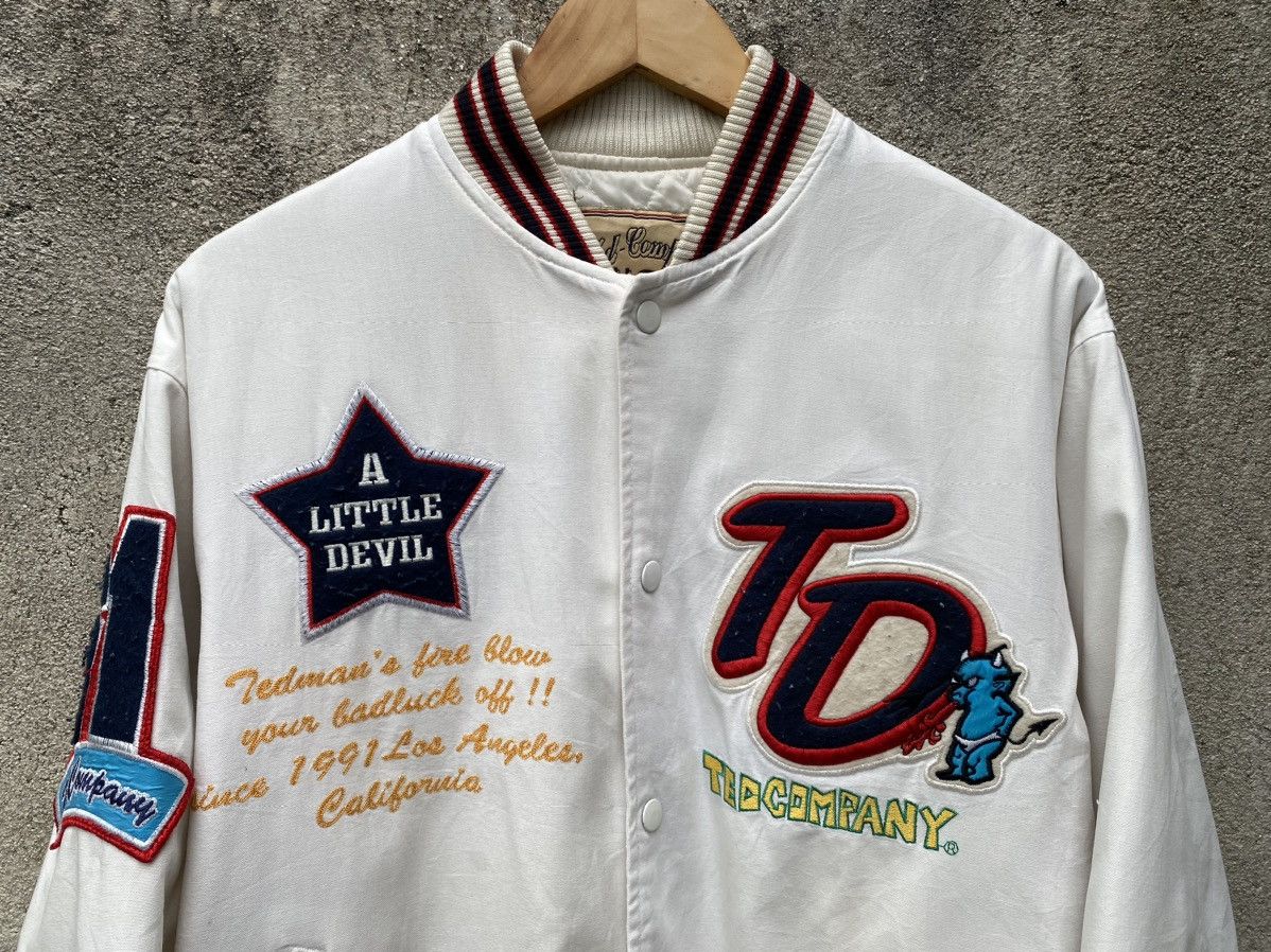 Tedman × Vintage Vintage TED COMPANY 1991 Embroidery Varsity Jacket Size US M / EU 48-50 / 2 - 5 Thumbnail