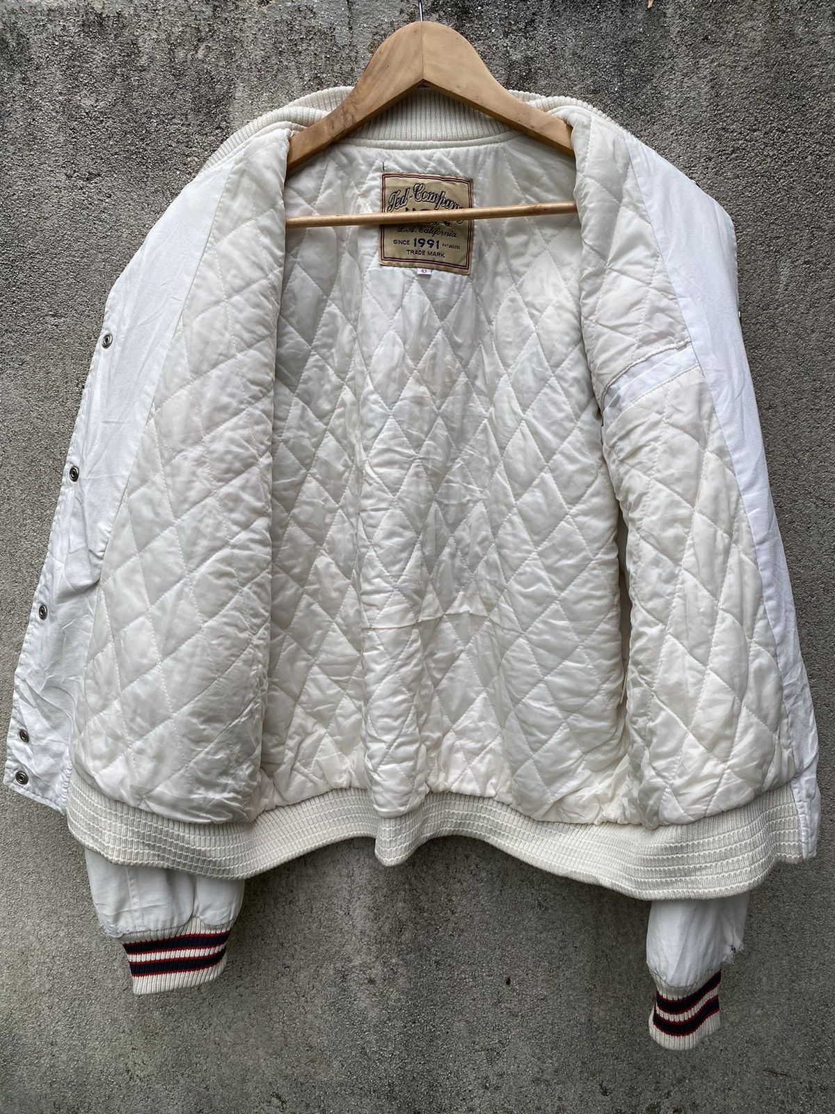 Tedman × Vintage Vintage TED COMPANY 1991 Embroidery Varsity Jacket Size US M / EU 48-50 / 2 - 3 Thumbnail