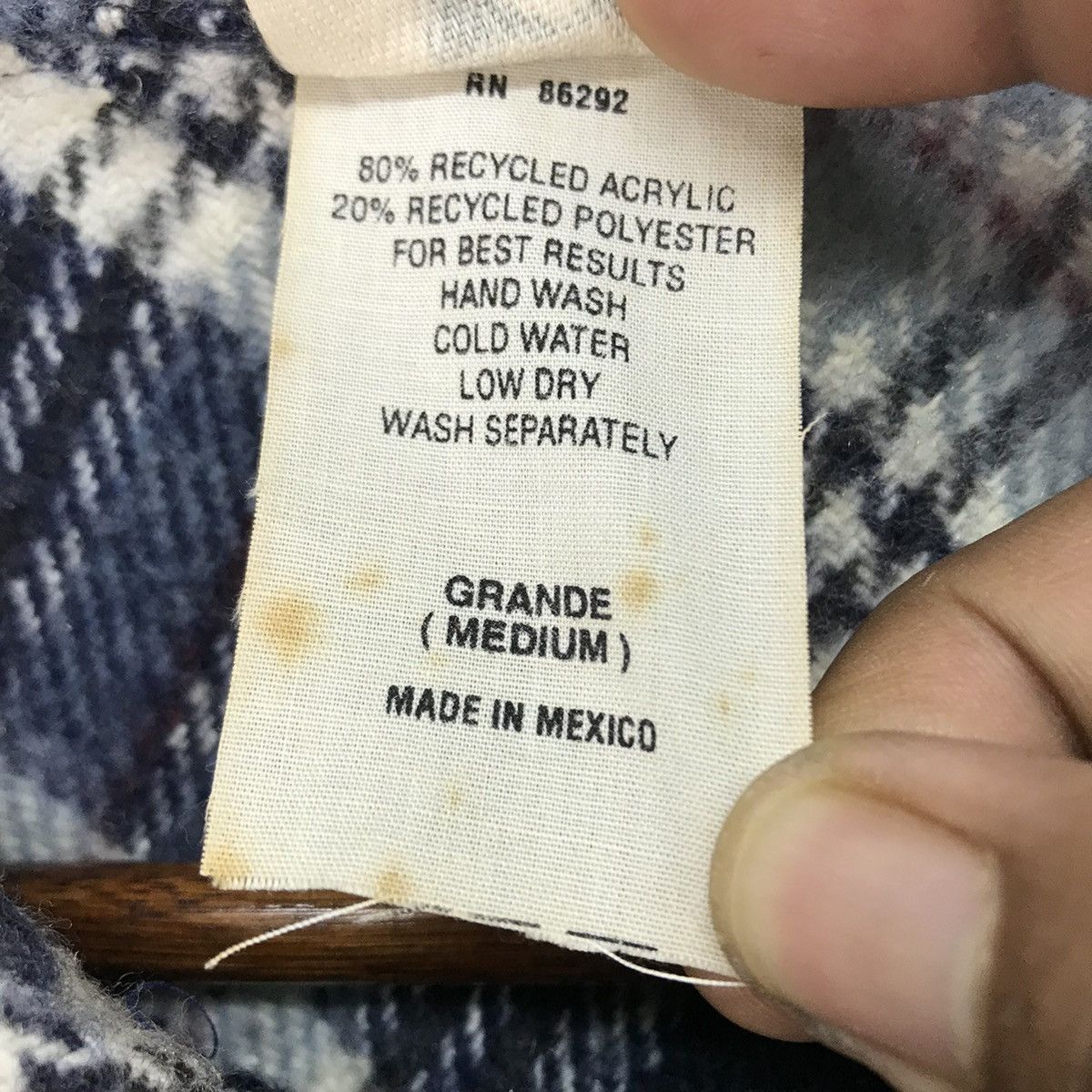 Flannel Vintage OAK POINTE Flannel Size US M / EU 48-50 / 2 - 8 Thumbnail