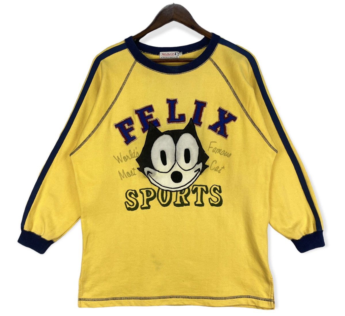 Cartoon Network Vintage Felix The Cat Sport Sweatshirt Size US M / EU 48-50 / 2 - 1 Thumbnail