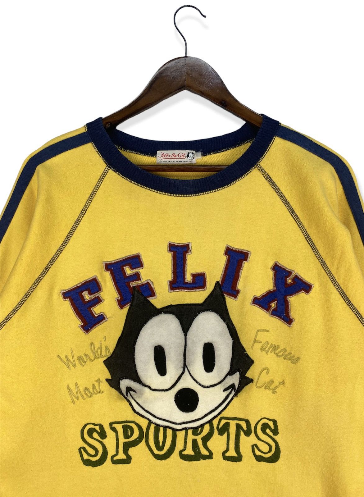 Cartoon Network Vintage Felix The Cat Sport Sweatshirt Size US M / EU 48-50 / 2 - 2 Thumbnail