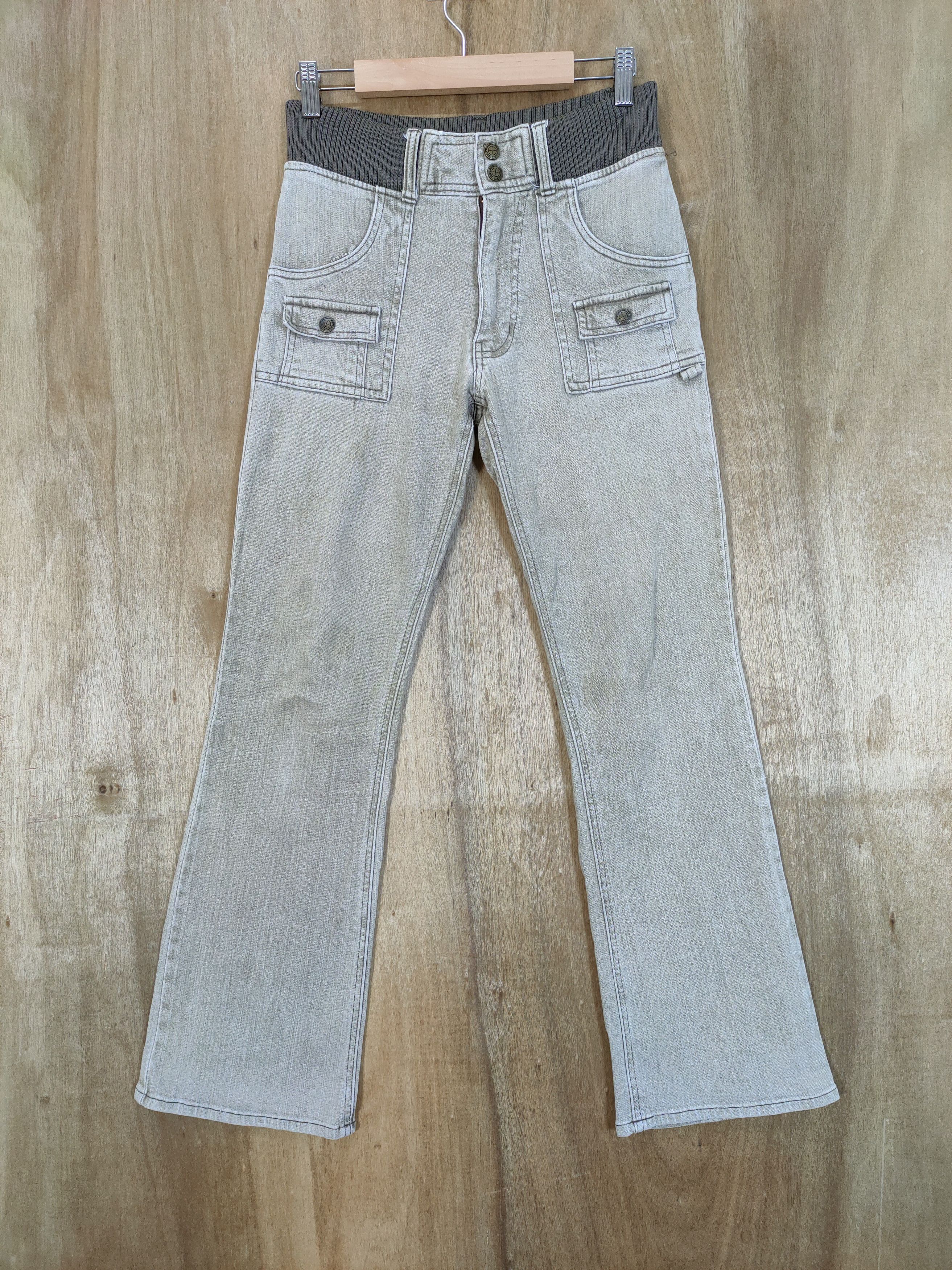 Designer × Japanese Brand JAPANESE BRAND FADED FLARE BUSH PANTS Size US 26 / EU 42 - 1 Thumbnail