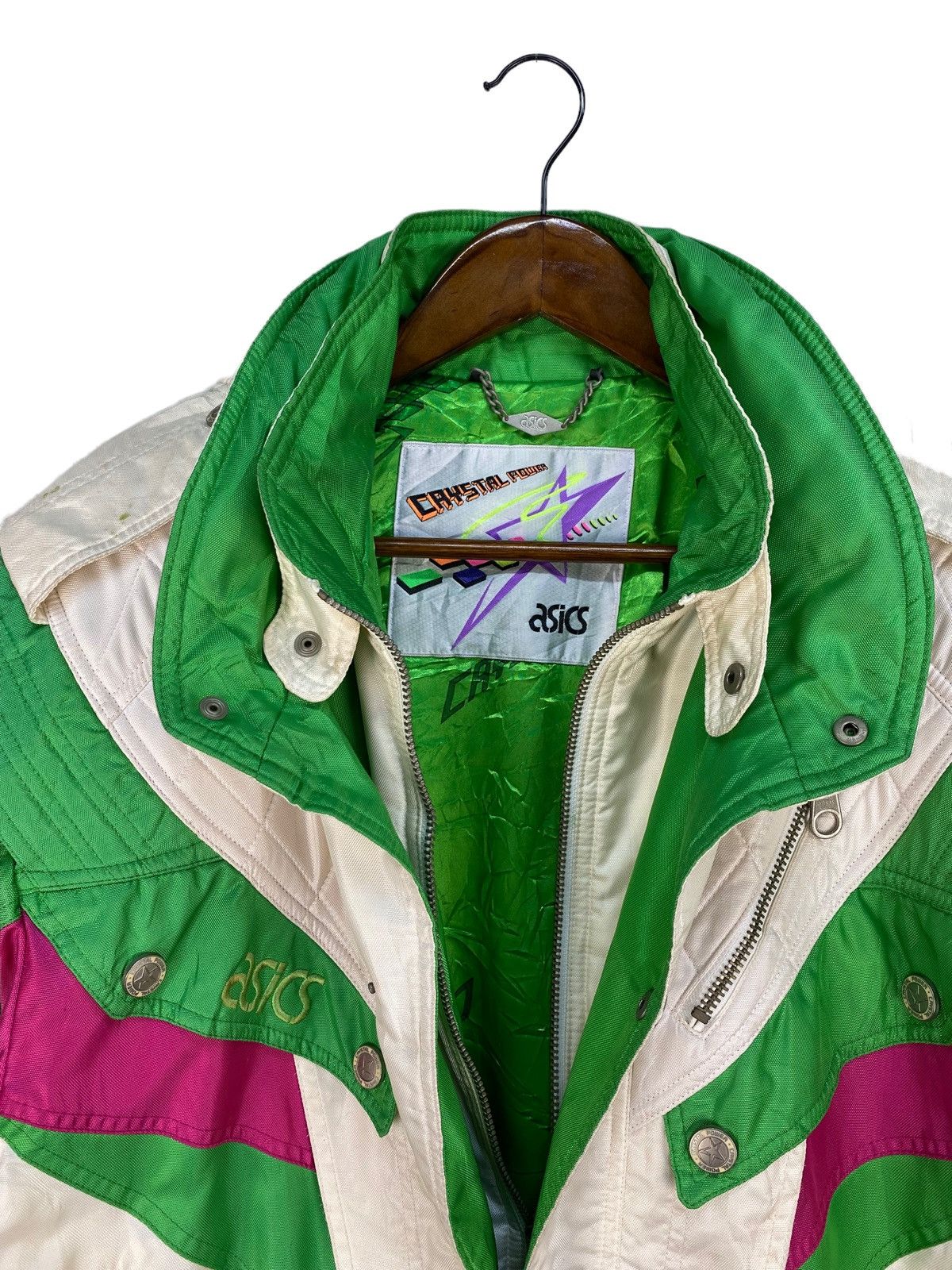 Asics Vintage Asics Ski Jacket Size US L / EU 52-54 / 3 - 3 Thumbnail