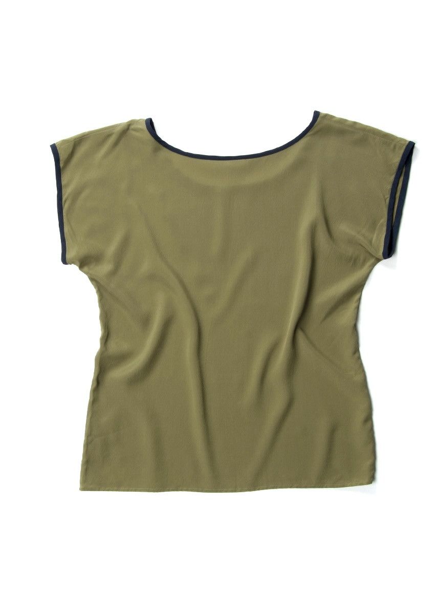 Vintage Vintage 80's Yves Saint Laurent Variation Silk Top Blouse Size S / US 4 / IT 40 - 2 Thumbnail