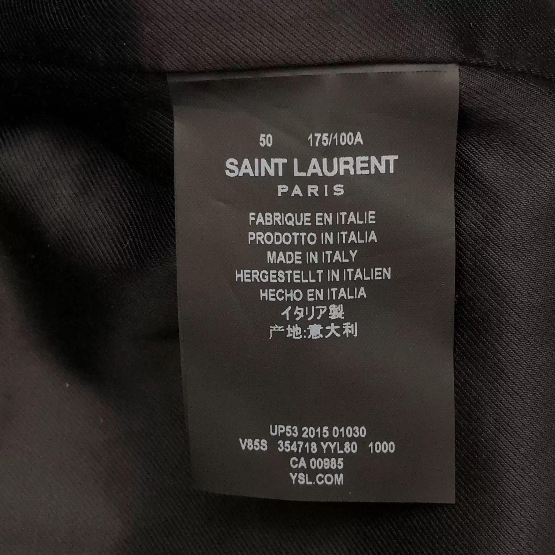 Saint Laurent Paris Saint Laurent 16Ss Bomber Jacket Size 50 Size US M / EU 48-50 / 2 - 7 Thumbnail