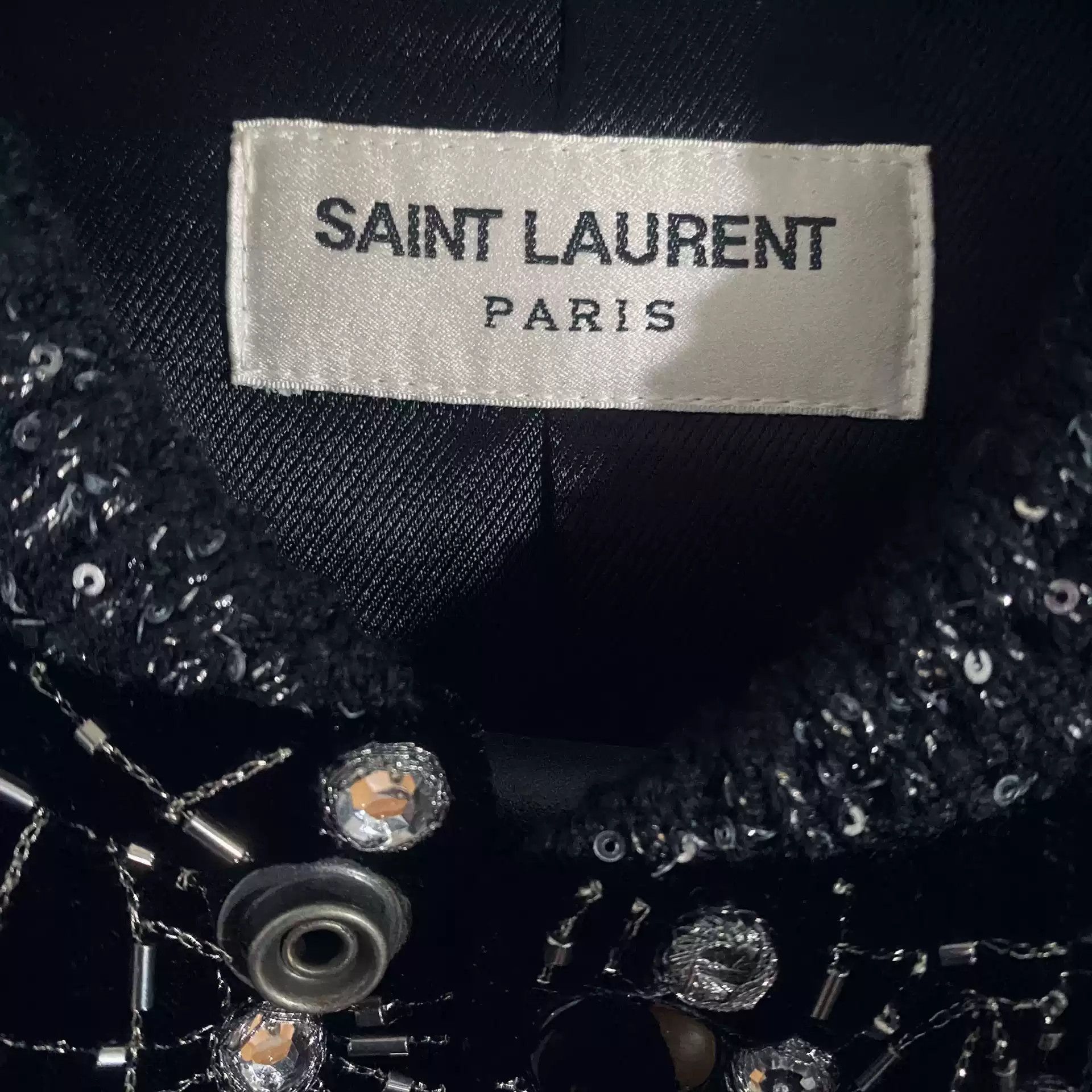 Saint Laurent Paris Saint Laurent Star Glitter Jacket Size F40 Size M / US 6-8 / IT 42-44 - 3 Thumbnail