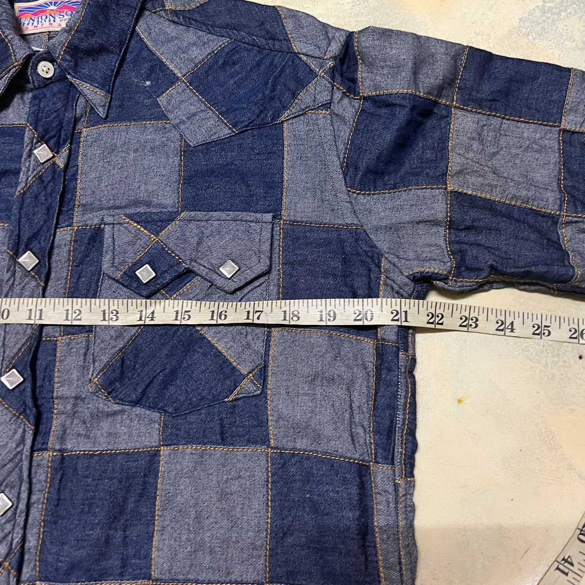 Japanese Brand Patchwork Denim Button Up Shirt Kapital Style Size US M / EU 48-50 / 2 - 7 Thumbnail