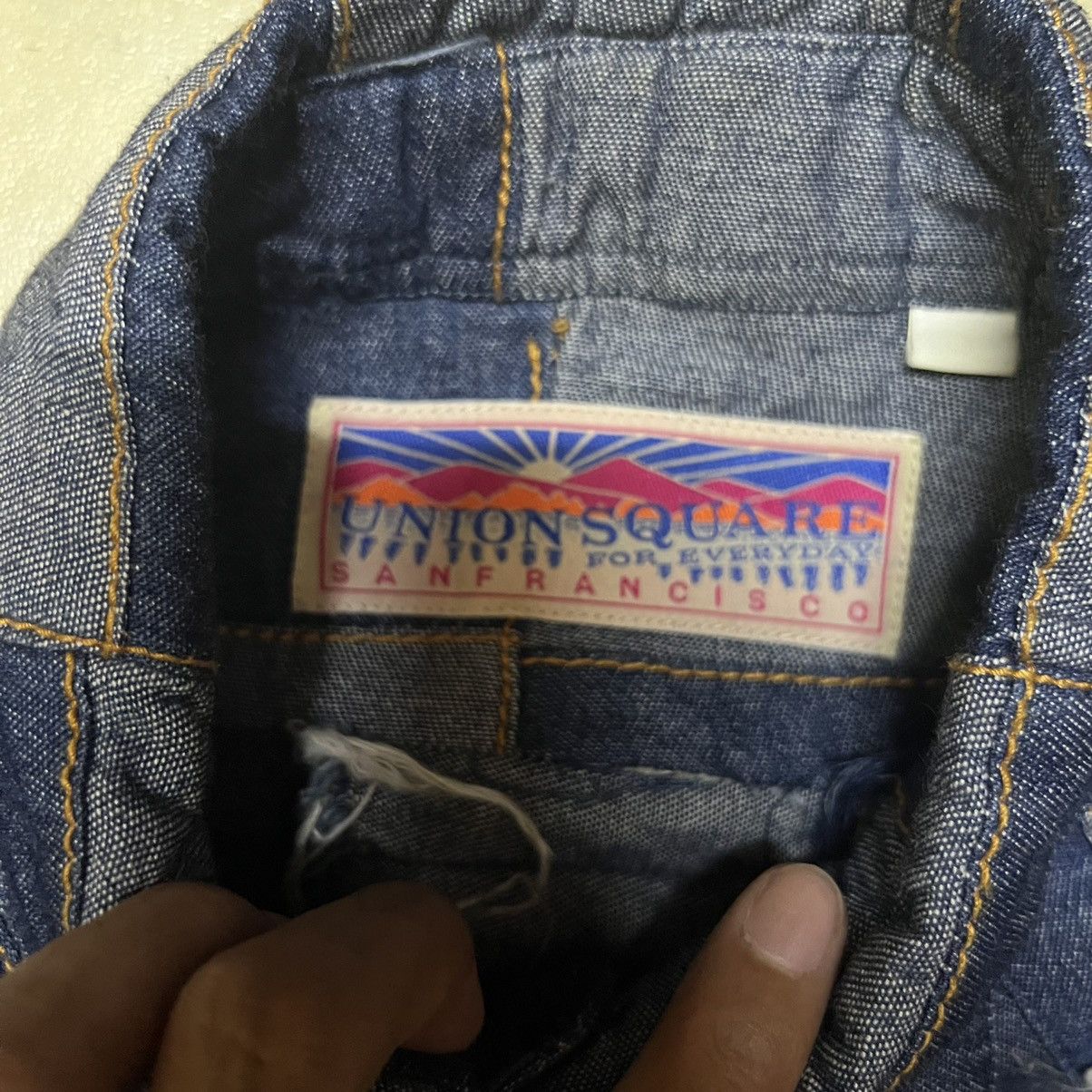 Japanese Brand Patchwork Denim Button Up Shirt Kapital Style Size US M / EU 48-50 / 2 - 5 Thumbnail