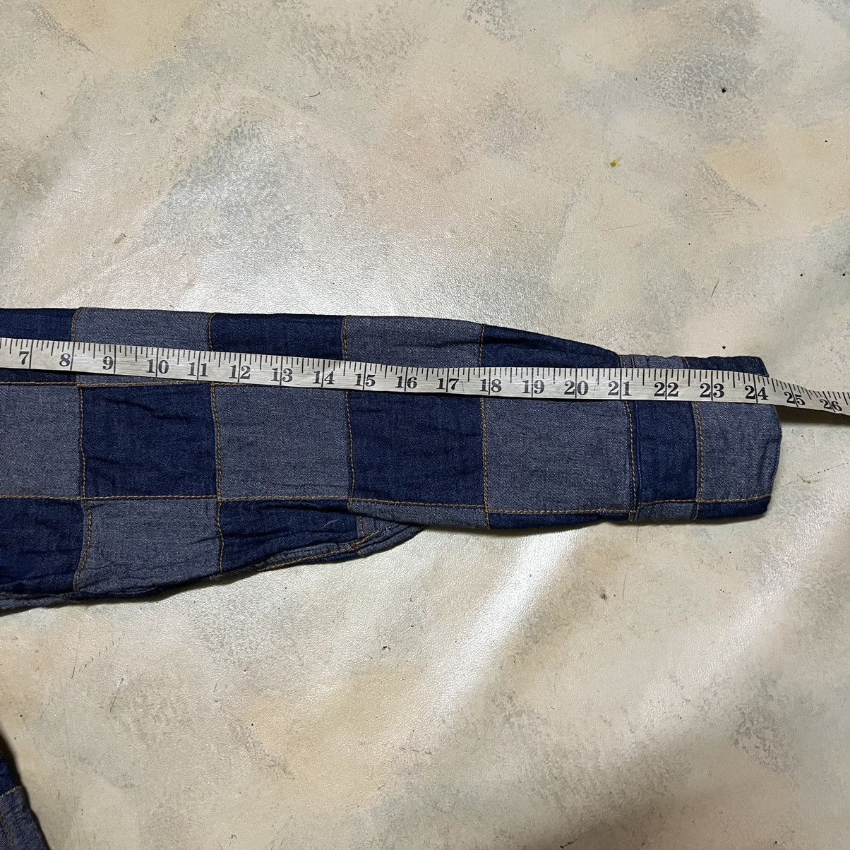 Japanese Brand Patchwork Denim Button Up Shirt Kapital Style Size US M / EU 48-50 / 2 - 10 Thumbnail