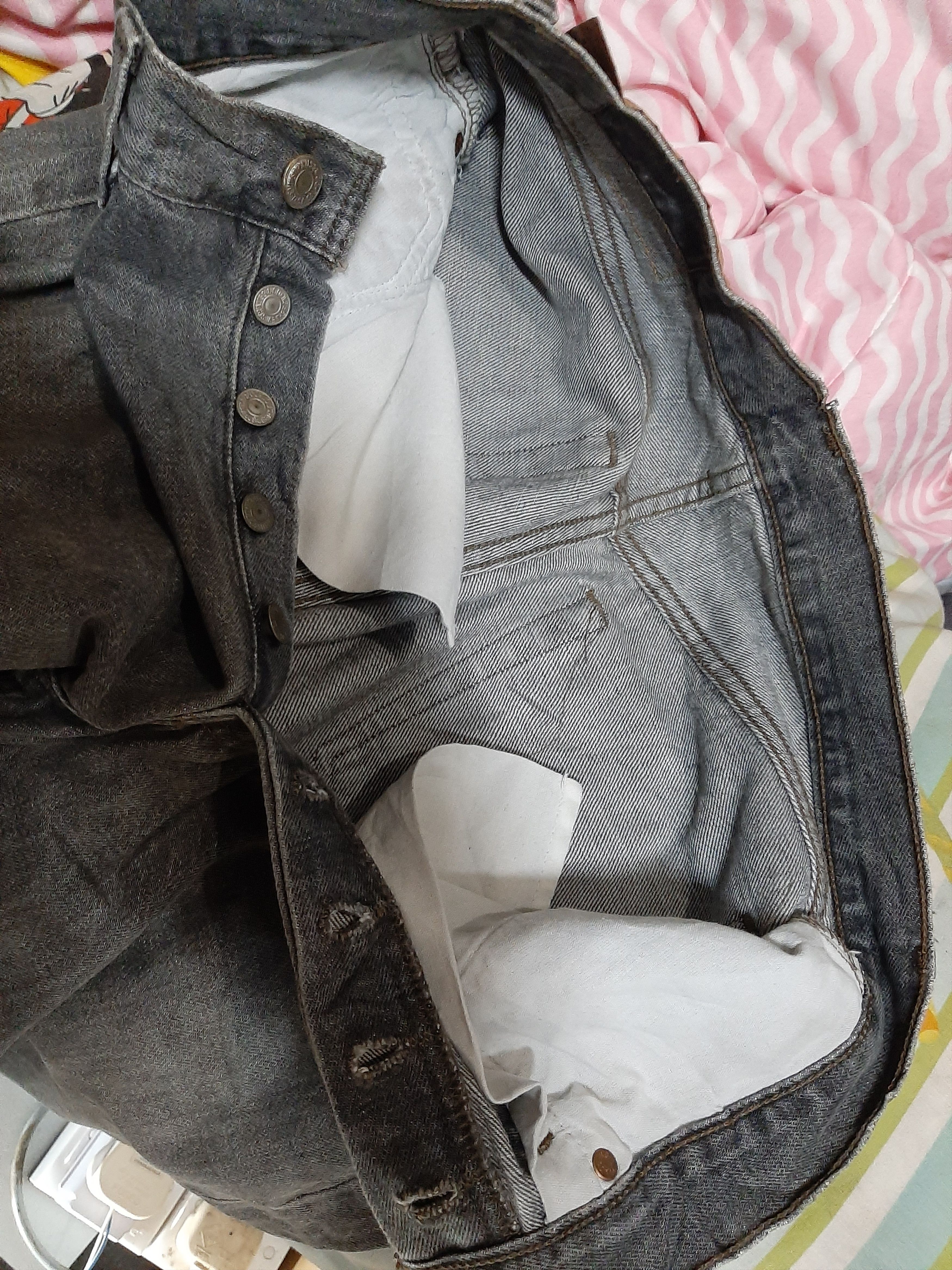 VINTAGE 2000 LEVI'S 501 DISTRESSED DENIM USA 🇺🇸