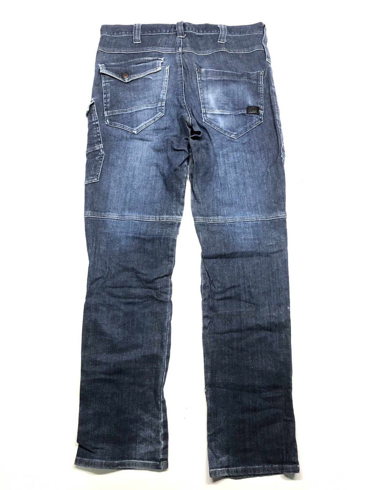 Japanese Brand × Vintage BURTLE BT-2011 CARGO DENIM JAPAN 🇯🇵 Size US 32 / EU 48 - 8 Thumbnail