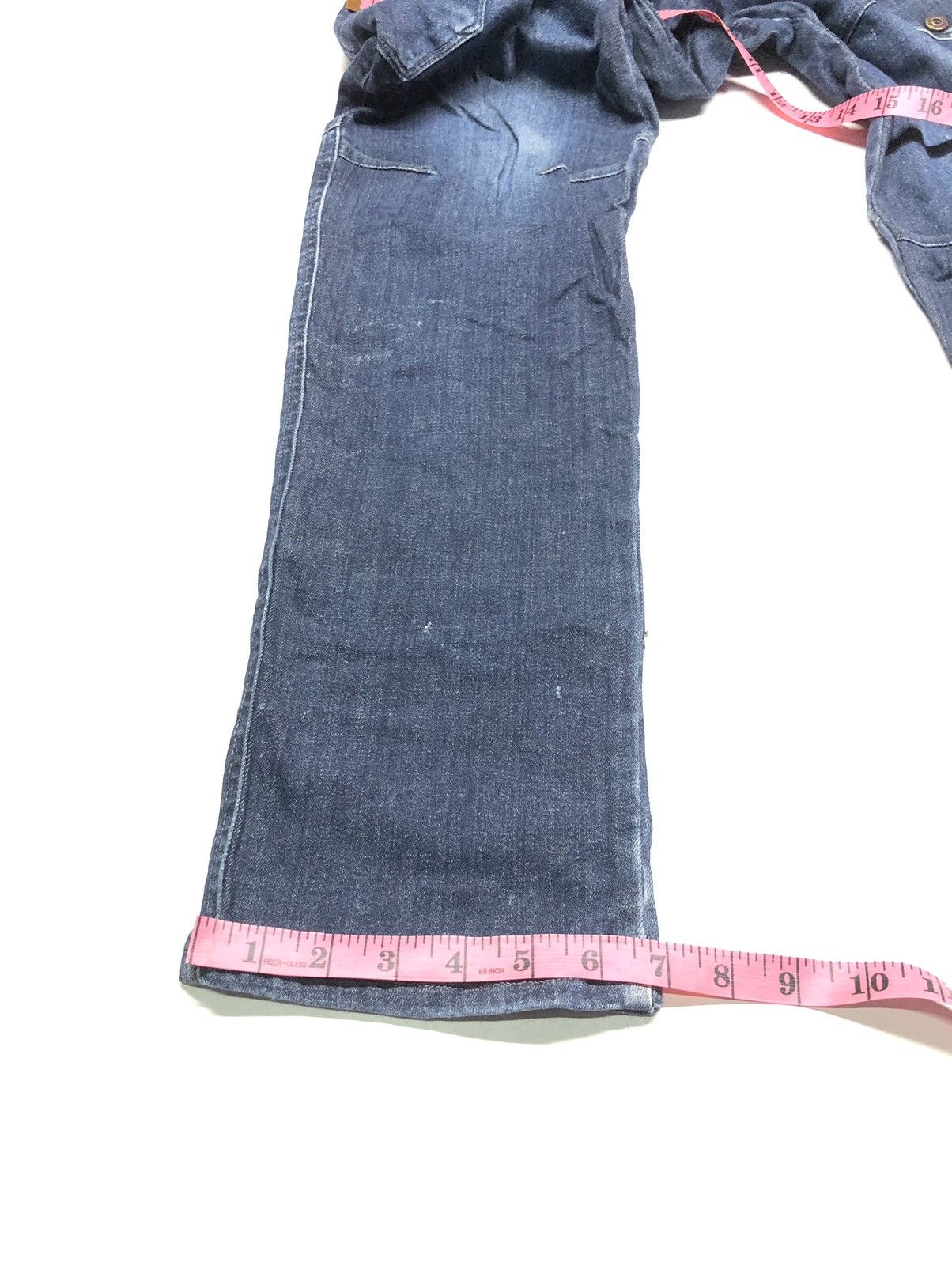 Japanese Brand × Vintage BURTLE BT-2011 CARGO DENIM JAPAN 🇯🇵 Size US 32 / EU 48 - 15 Thumbnail