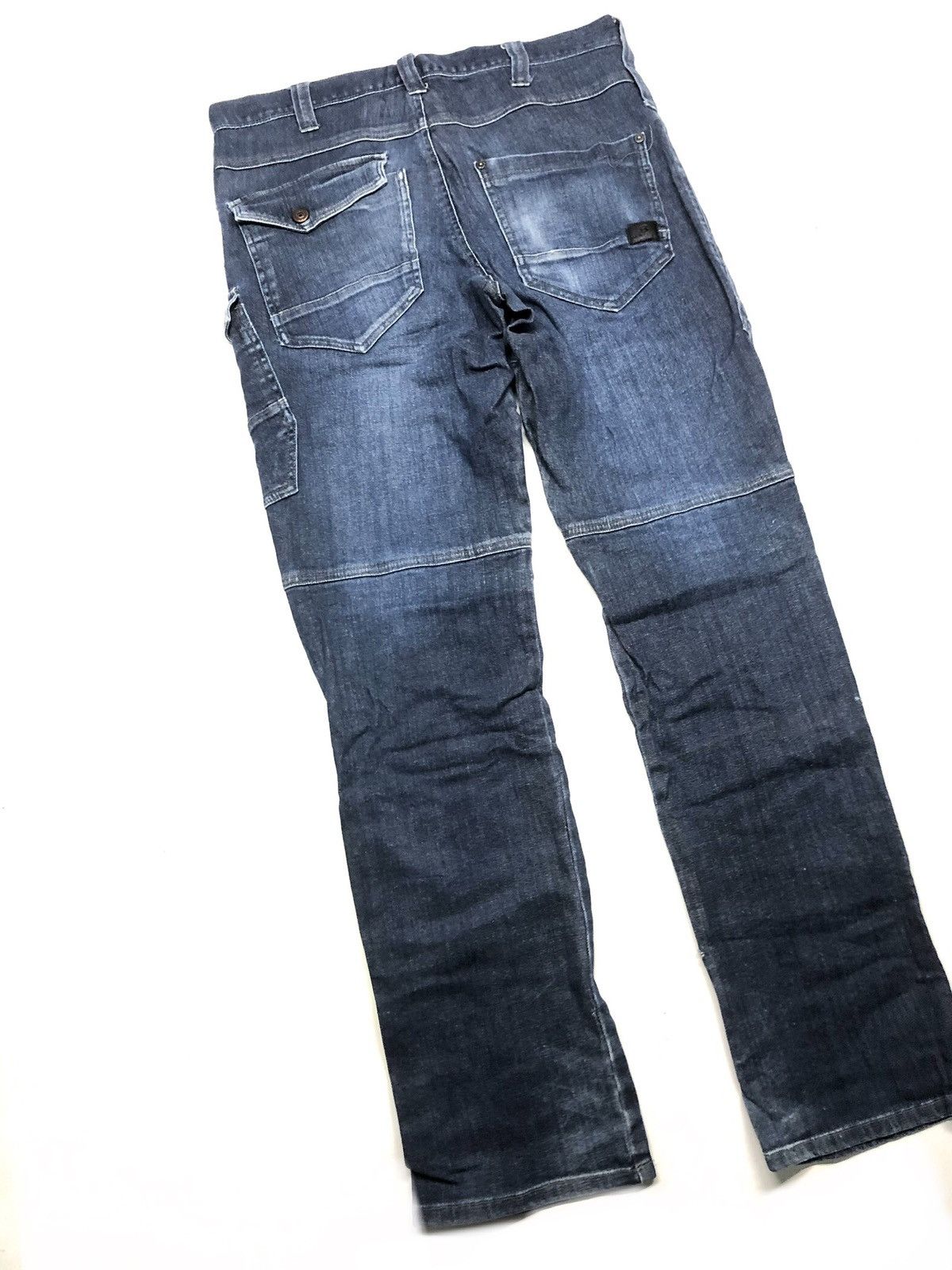 Japanese Brand × Vintage BURTLE BT-2011 CARGO DENIM JAPAN 🇯🇵 Size US 32 / EU 48 - 9 Thumbnail