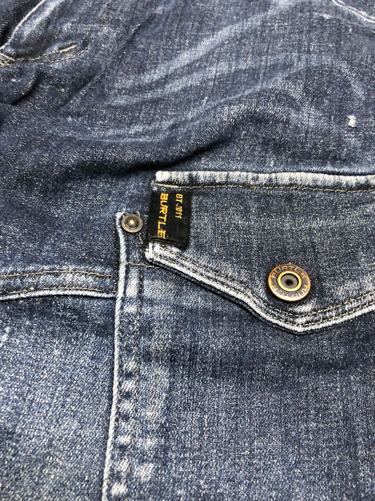 Japanese Brand × Vintage BURTLE BT-2011 CARGO DENIM JAPAN 🇯🇵 Size US 32 / EU 48 - 6 Thumbnail