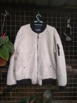 MOUSSY AZUL by MOUSSY FLEECE SHERPA JACKET Size US L / EU 52-54 / 3 - 3 Thumbnail