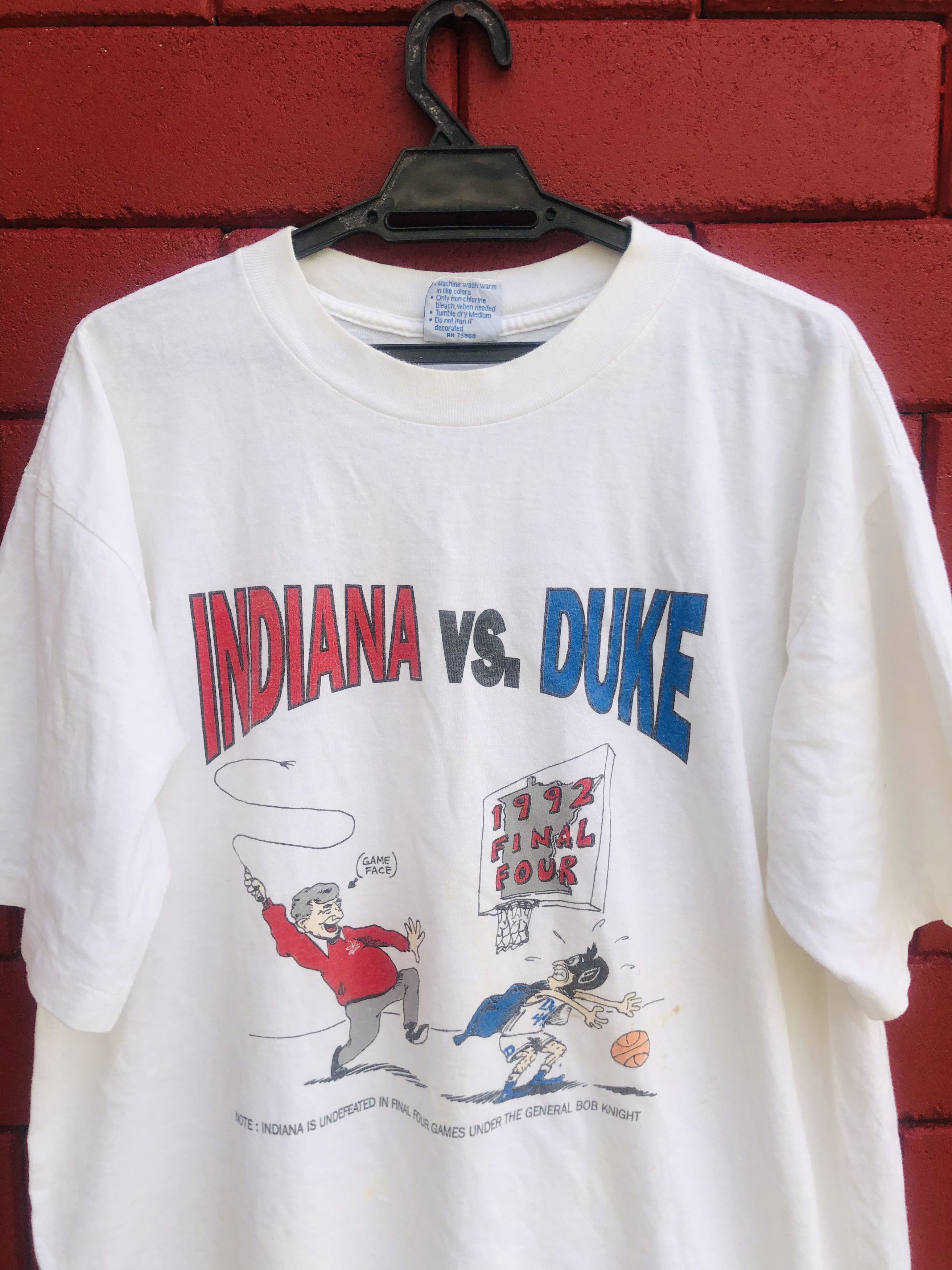 Vintage Vintage Indiana Vs Duke Designer Fashion Style Shirt Size US XL / EU 56 / 4 - 3 Thumbnail
