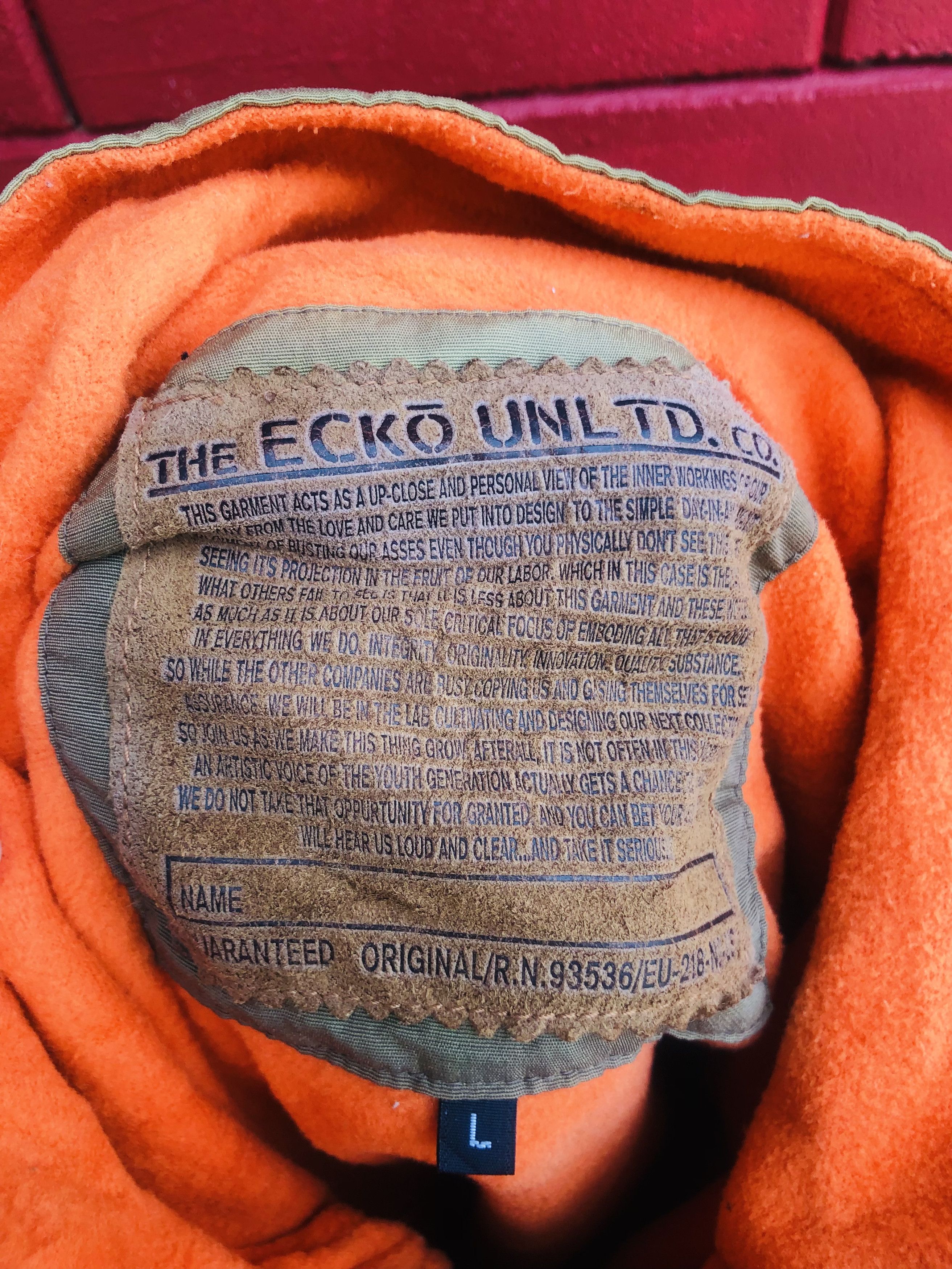 Ecko Unltd. × Vintage Vintage Ecko Untld Hip Hop Designer Fashion Style Size US XL / EU 56 / 4 - 16 Thumbnail