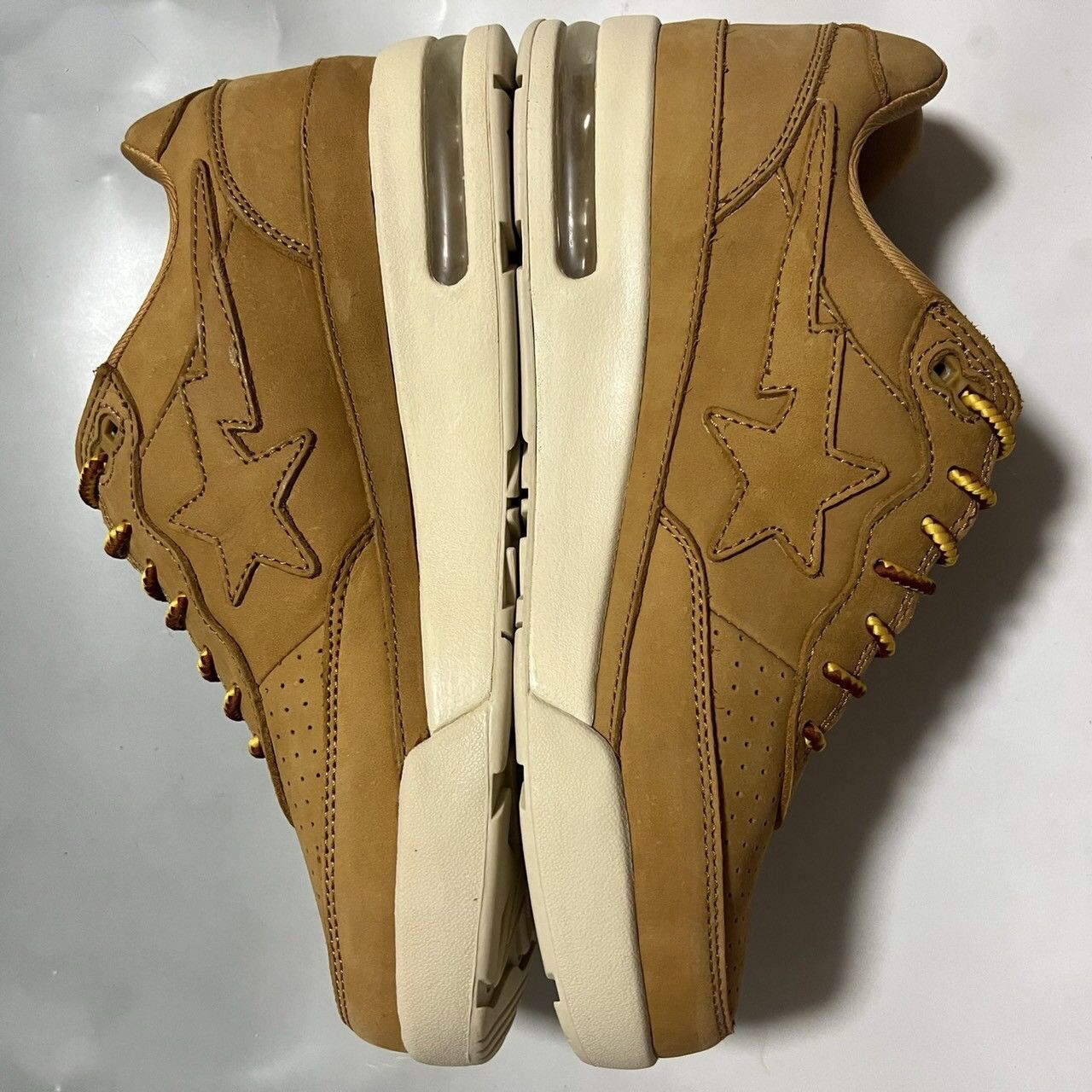 Bape 2007 BAPE ROAD Sta camel nubuck leather Size US 9 / EU 42 - 4 Thumbnail
