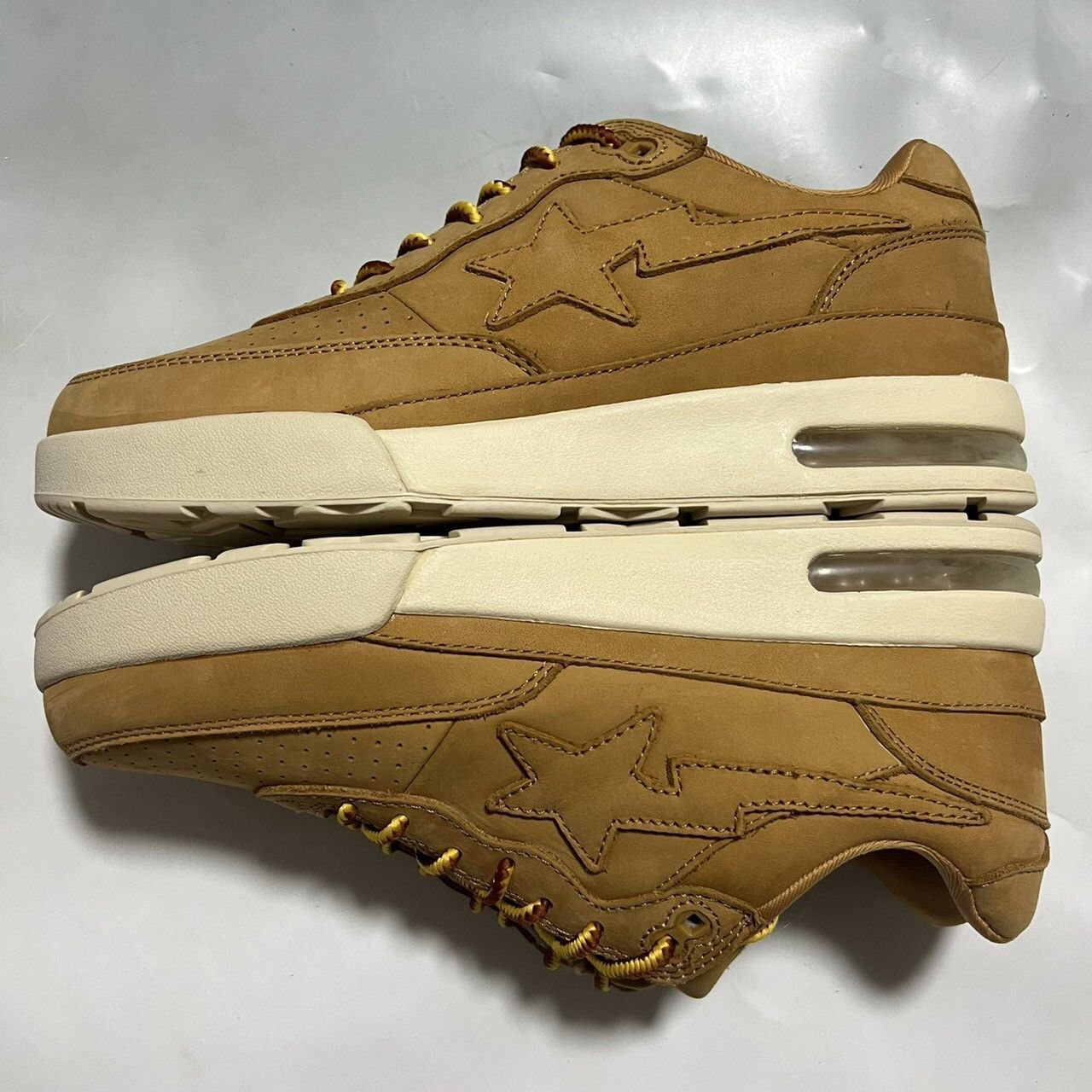 Bape 2007 BAPE ROAD Sta camel nubuck leather Size US 9 / EU 42 - 3 Thumbnail