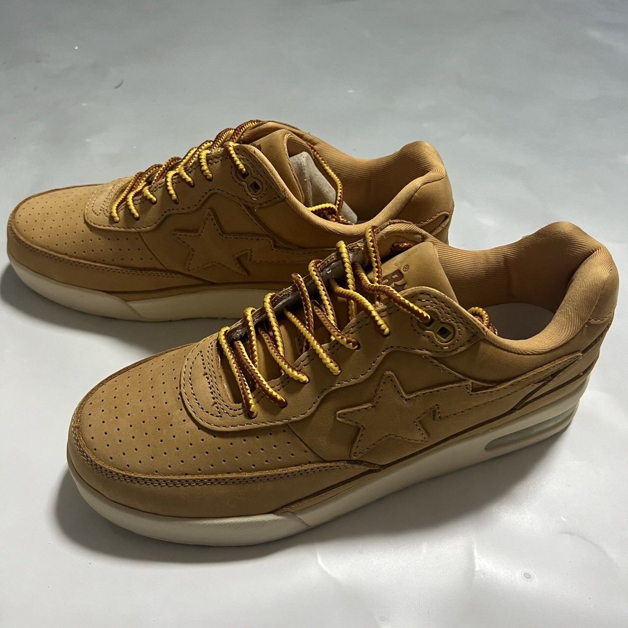 Bape 2007 BAPE ROAD Sta camel nubuck leather Size US 9 / EU 42 - 2 Thumbnail