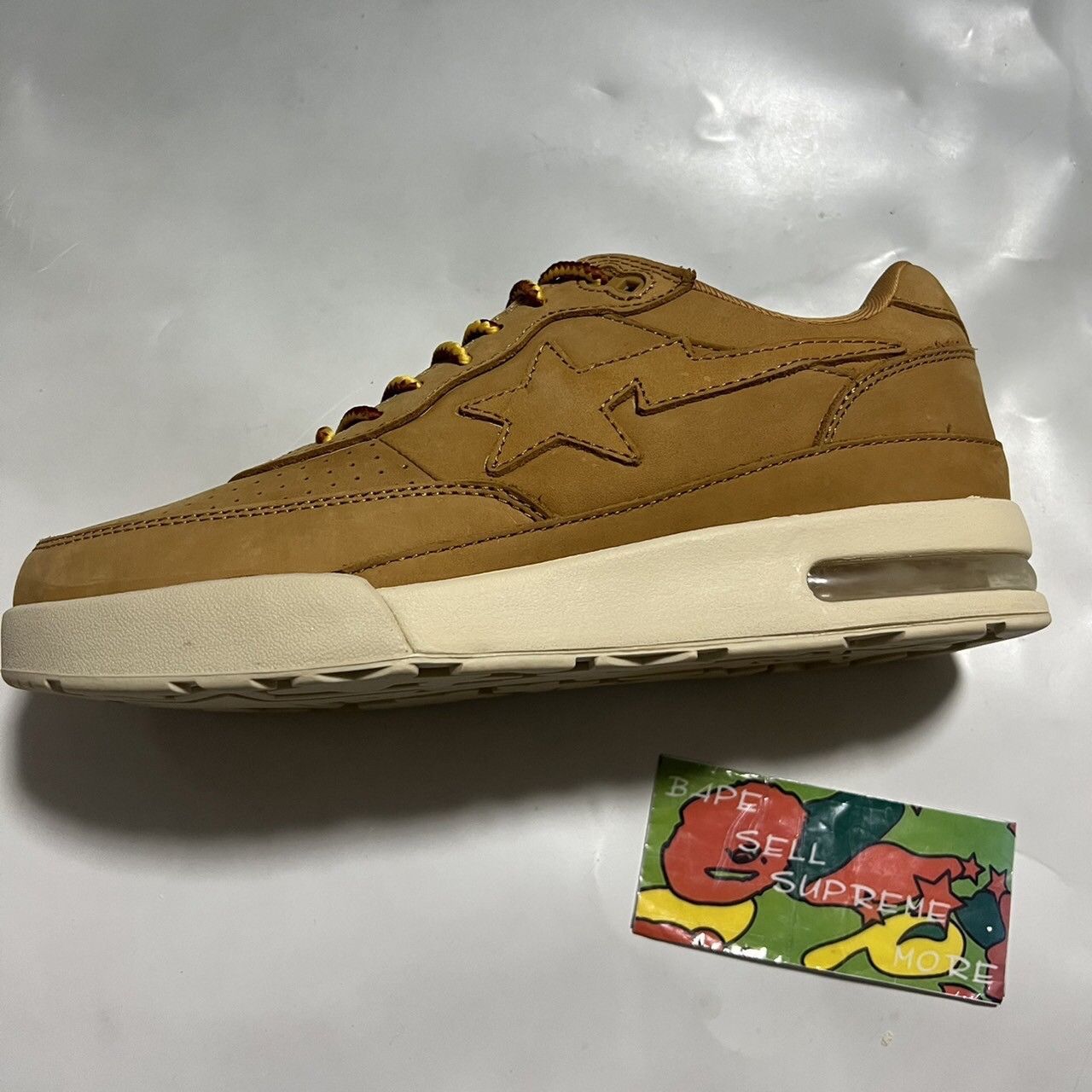 Bape 2007 BAPE ROAD Sta camel nubuck leather Size US 9 / EU 42 - 1 Thumbnail