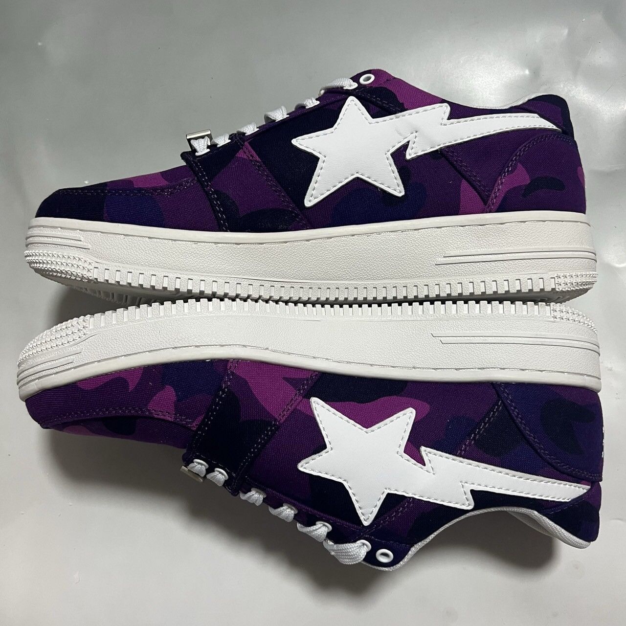 Bape BAPE Sta Navy camo canvas Size US 9.5 / EU 42-43 - 4 Thumbnail