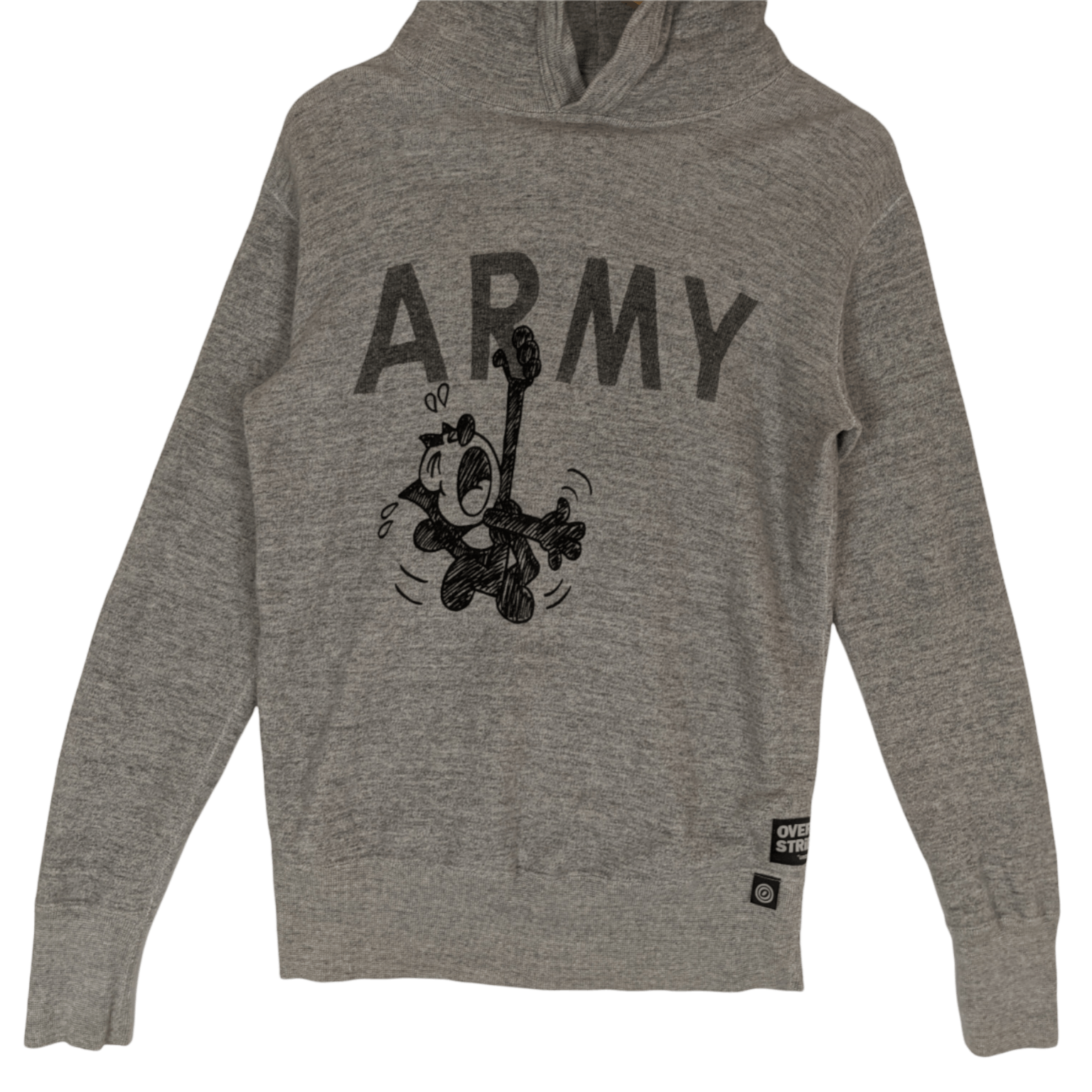 OVER THE STRiPES OVER THE STRIPES Army Cartoon Hoodie Jumper Sweatshirt Size US S / EU 44-46 / 1 - 2 Thumbnail
