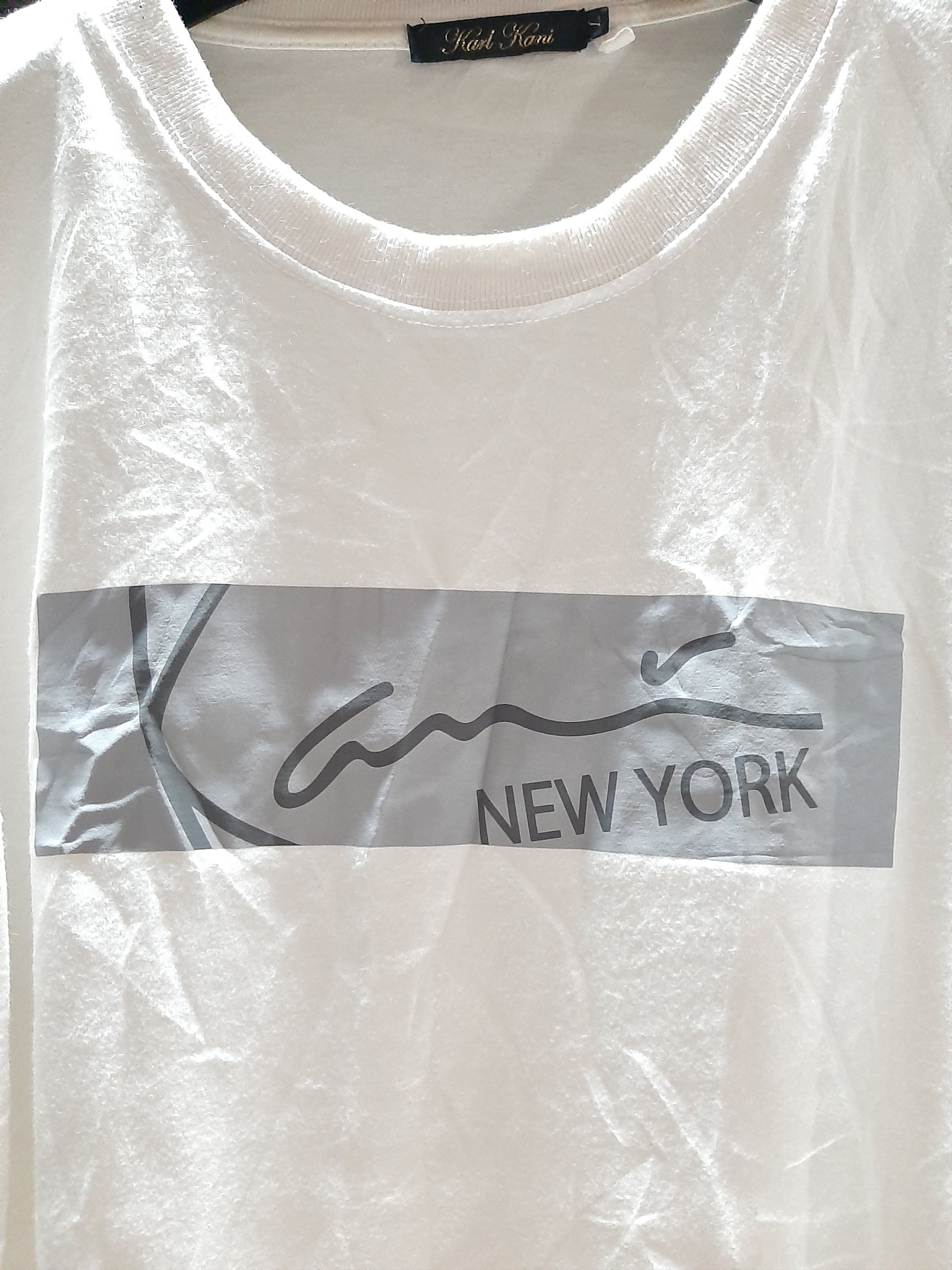 Japanese Brand × Karl Kani KARL KANI NEW YORK LIGHT REFLECTION BOX LOGO LONG SLEVE TEE Size US M / EU 48-50 / 2 - 3 Thumbnail