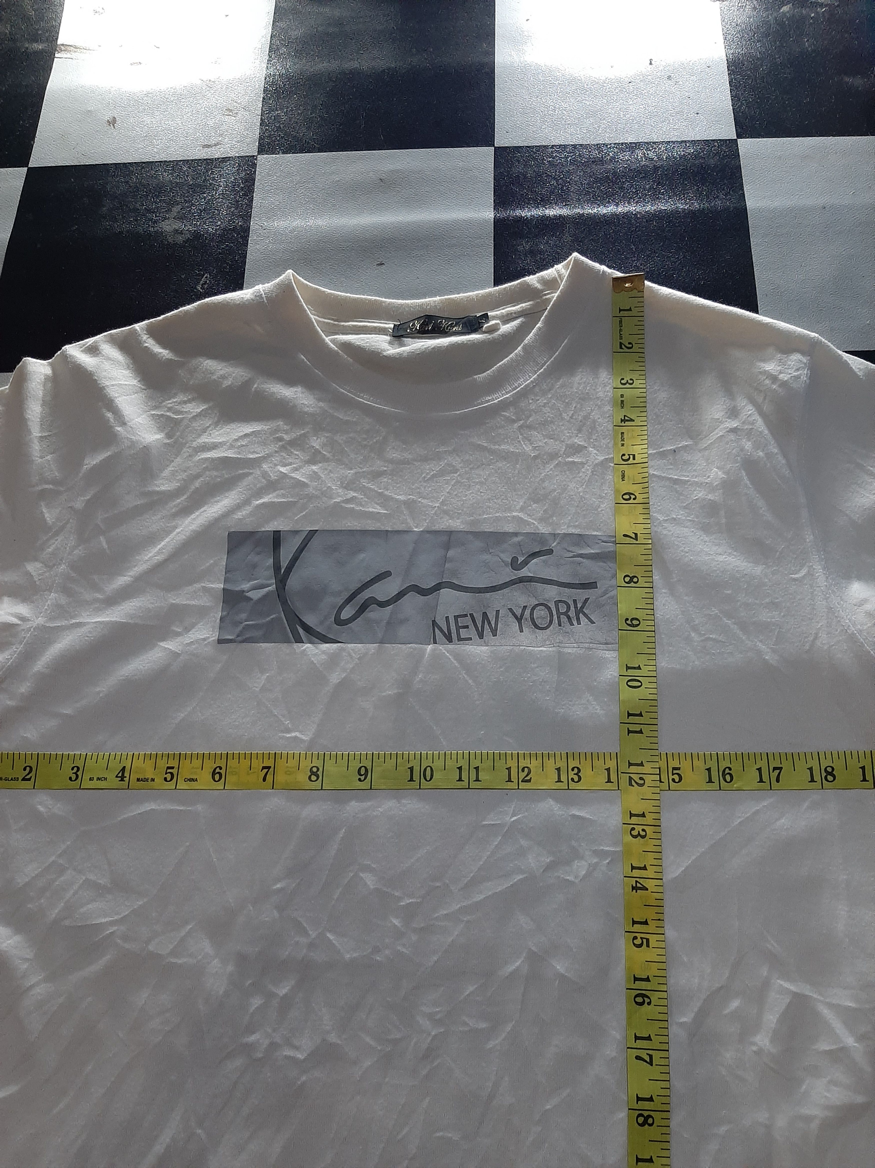 Japanese Brand × Karl Kani KARL KANI NEW YORK LIGHT REFLECTION BOX LOGO LONG SLEVE TEE Size US M / EU 48-50 / 2 - 9 Thumbnail