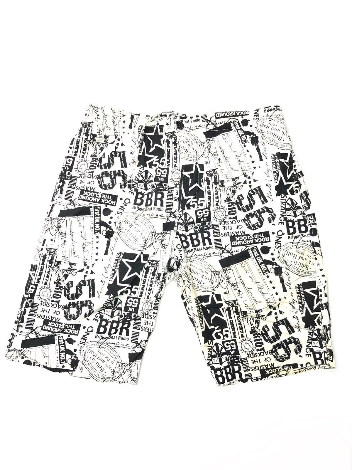 JAPANESE BRAND POP ART OVER PRINT SHORT PANTS