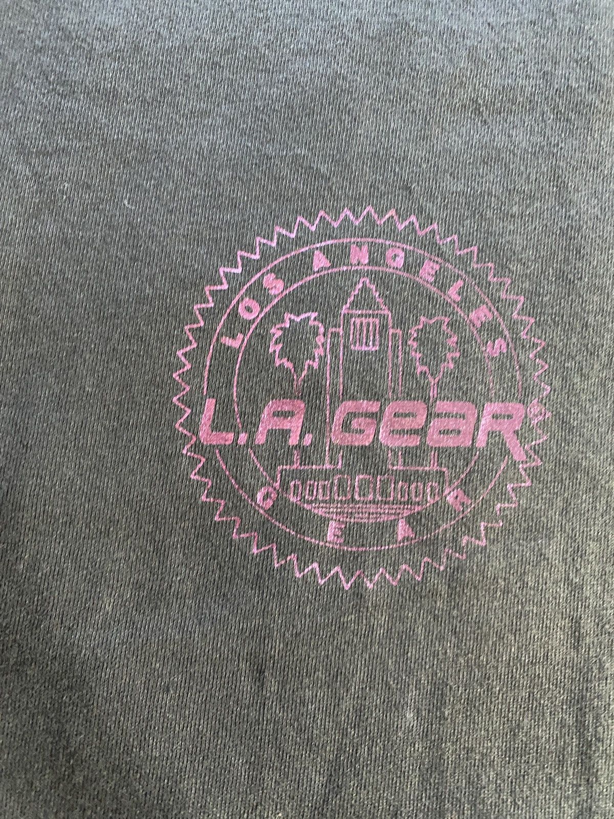 La Gear Vintage 90’s LA Gear Single Stitch Black Tee Size US L / EU 52-54 / 3 - 3 Thumbnail