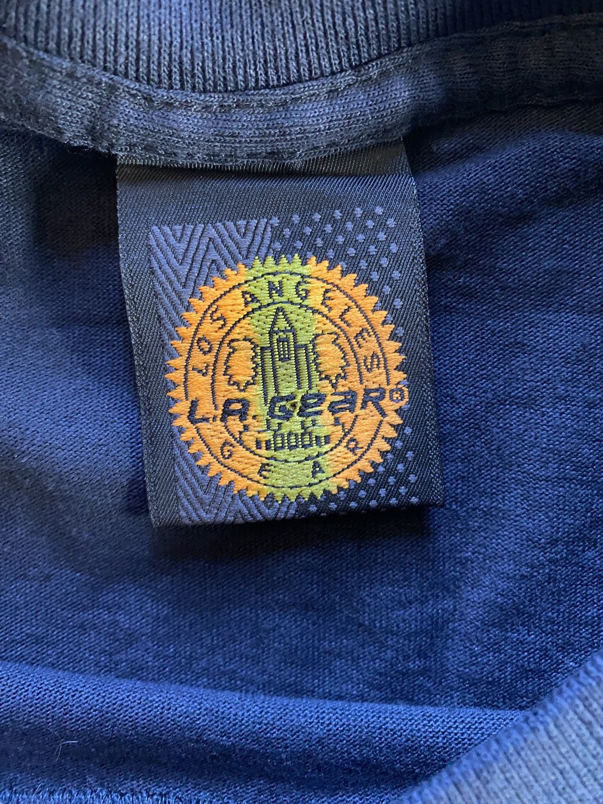 La Gear Vintage 90’s LA Gear Single Stitch Black Tee Size US L / EU 52-54 / 3 - 8 Thumbnail