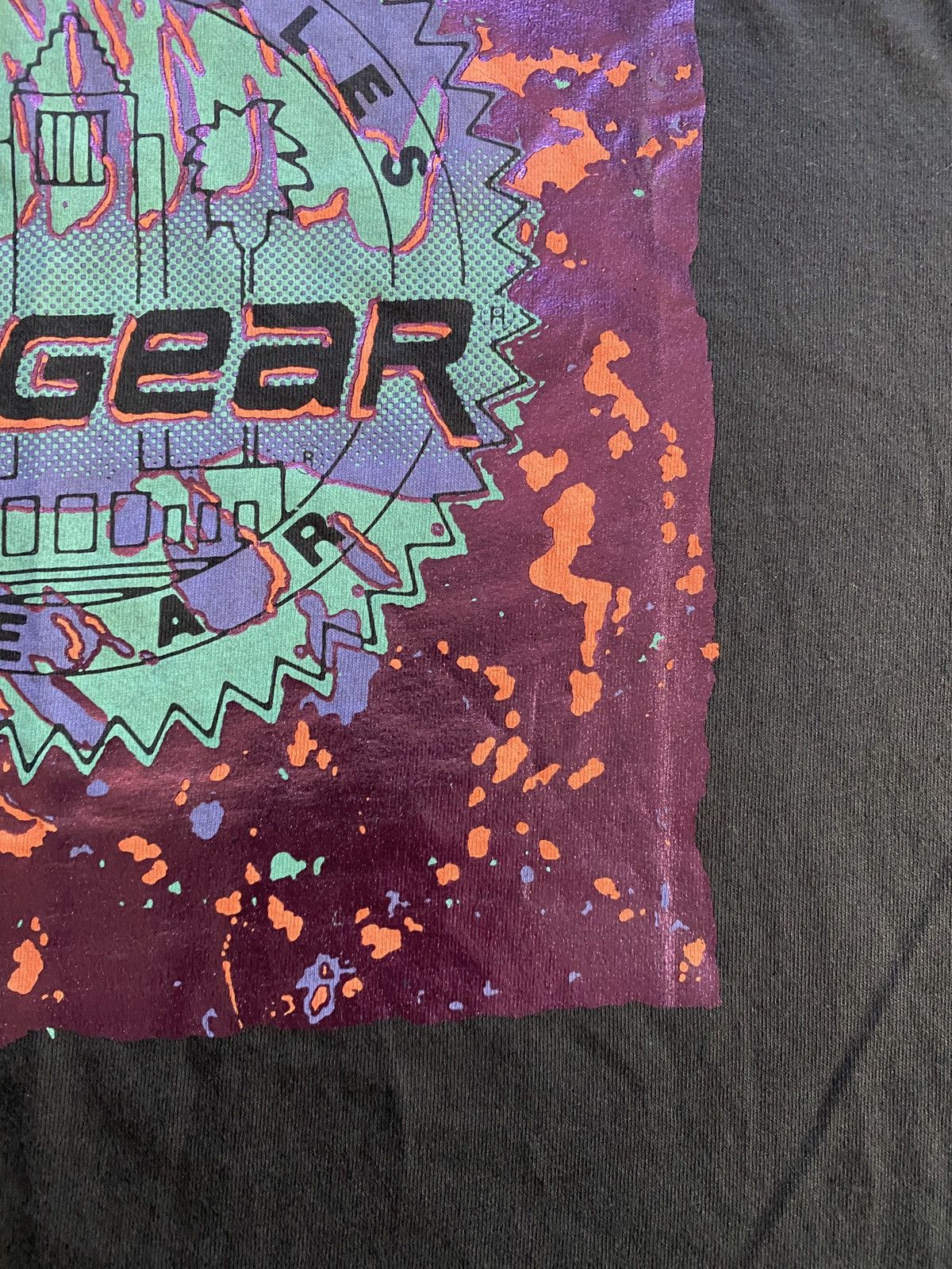 La Gear Vintage 90’s LA Gear Single Stitch Black Tee Size US L / EU 52-54 / 3 - 16 Thumbnail