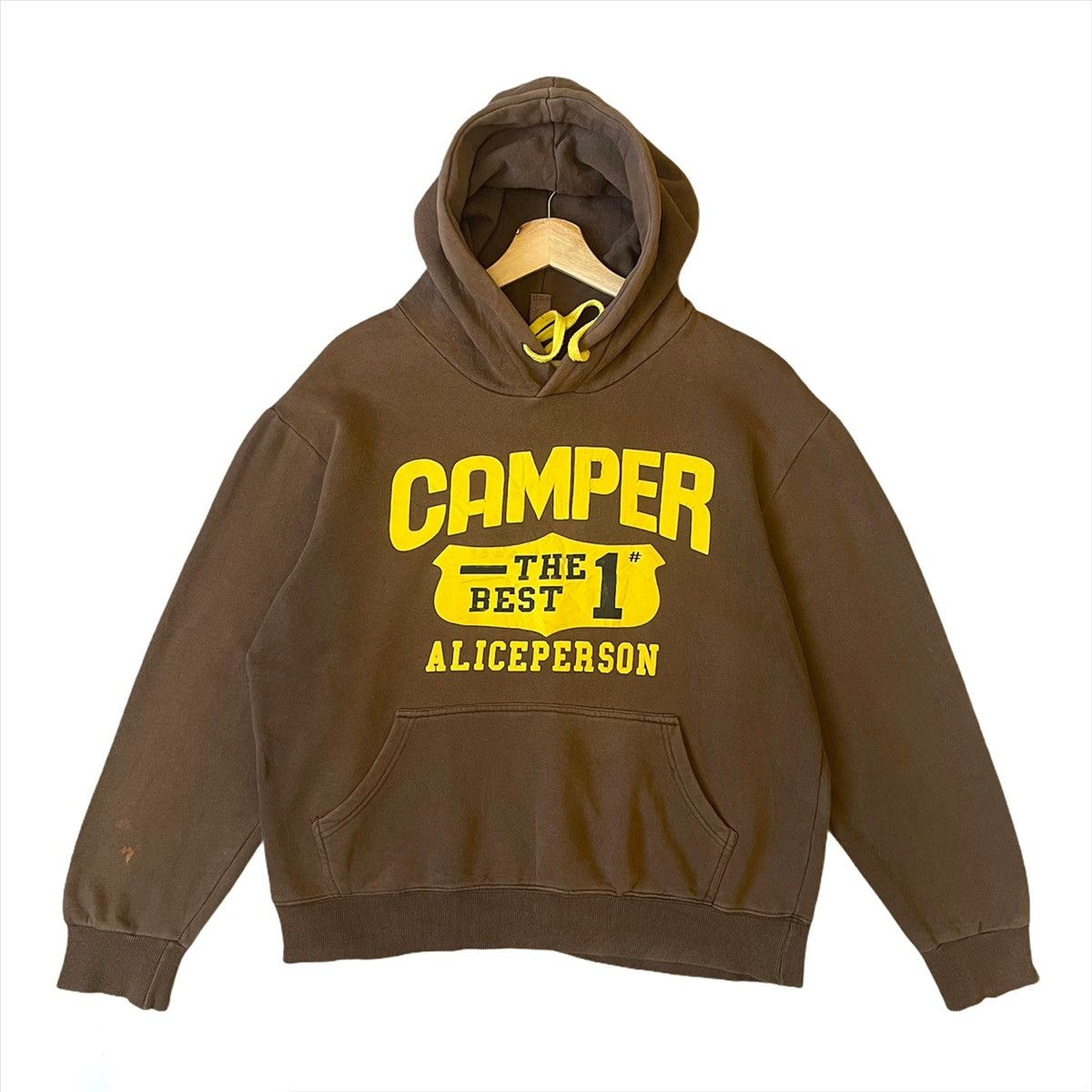Camper Big Logo Hoodies Size M SUN FADED