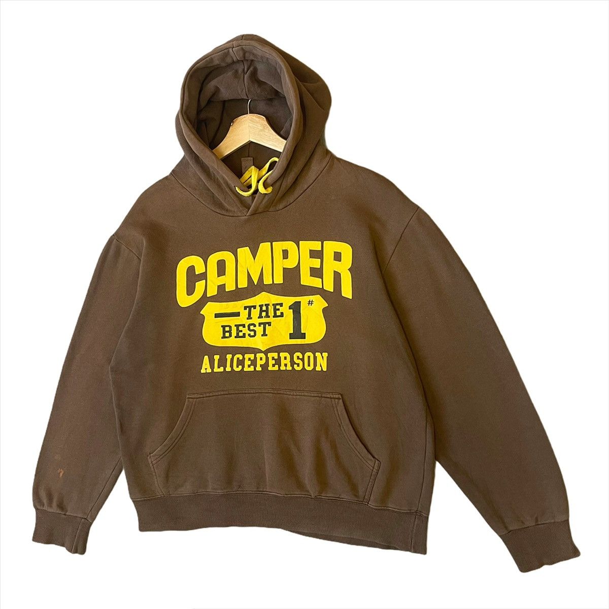 Japanese Brand Camper Big Logo Hoodies Size M SUN FADED Size US M / EU 48-50 / 2 - 3 Thumbnail