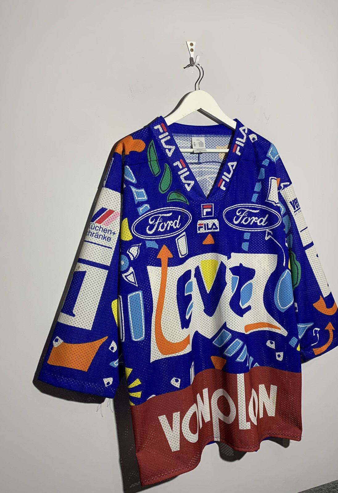 Fila Fila Vintage Oversize Hockey Y2k Streetwear Jersey Size US M / EU 48-50 / 2 - 2 Thumbnail