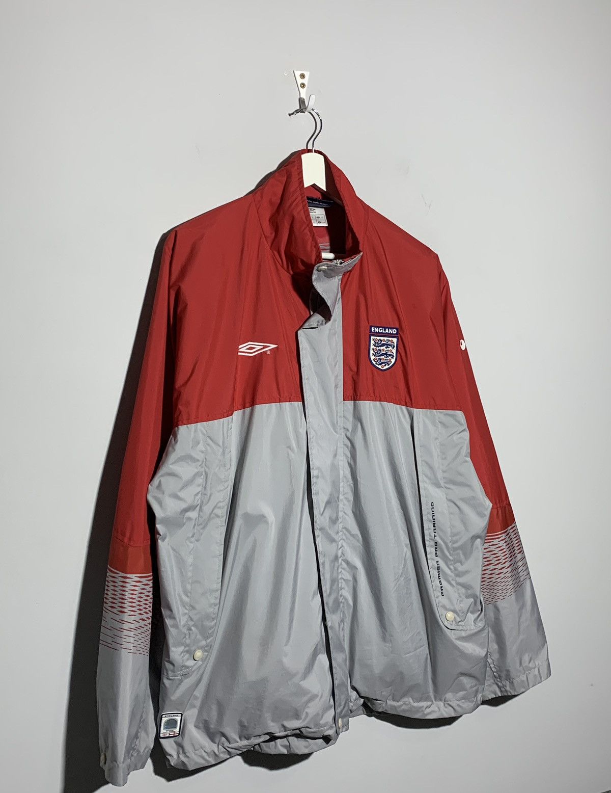 Umbro England Vintage Y2k Streetwear Football Jacket Size US XL / EU 56 / 4 - 2 Thumbnail