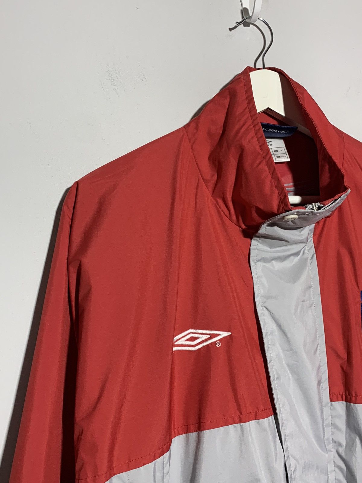 Umbro England Vintage Y2k Streetwear Football Jacket Size US XL / EU 56 / 4 - 5 Thumbnail