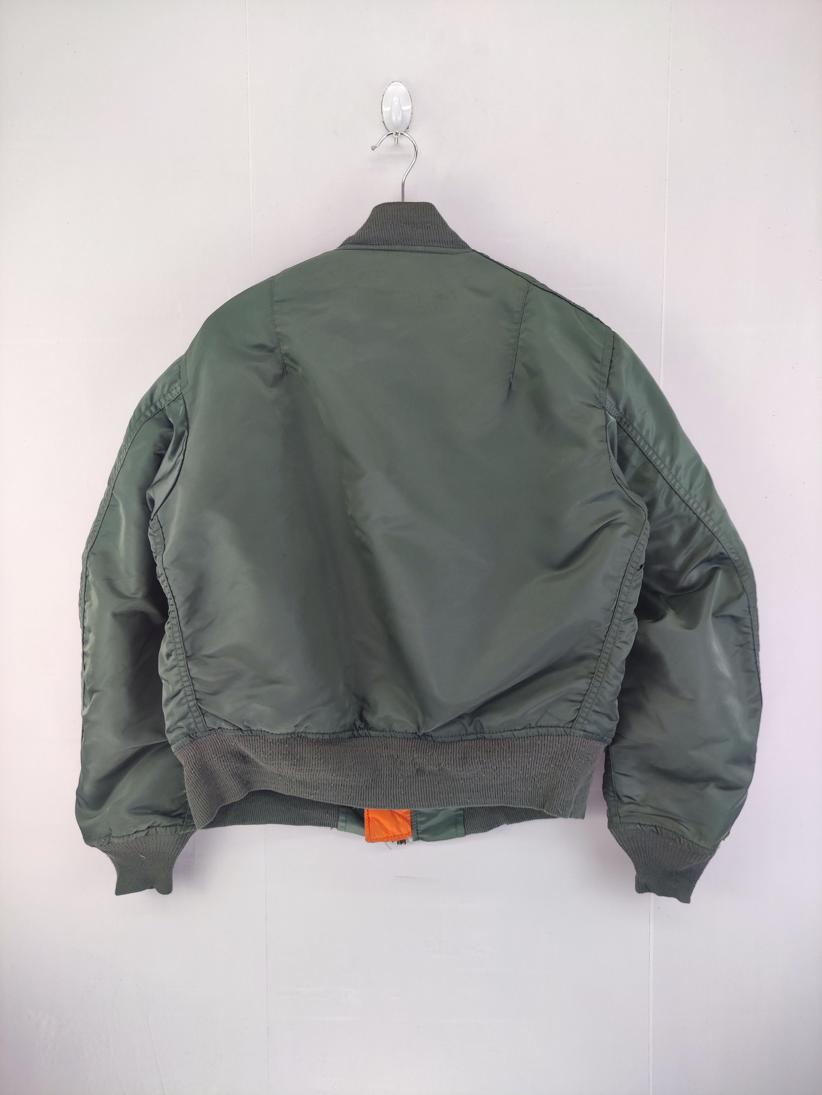 Alpha Industries Vintage Alpha Industries Bomber Jacket Zipper Size US L / EU 52-54 / 3 - 8 Thumbnail