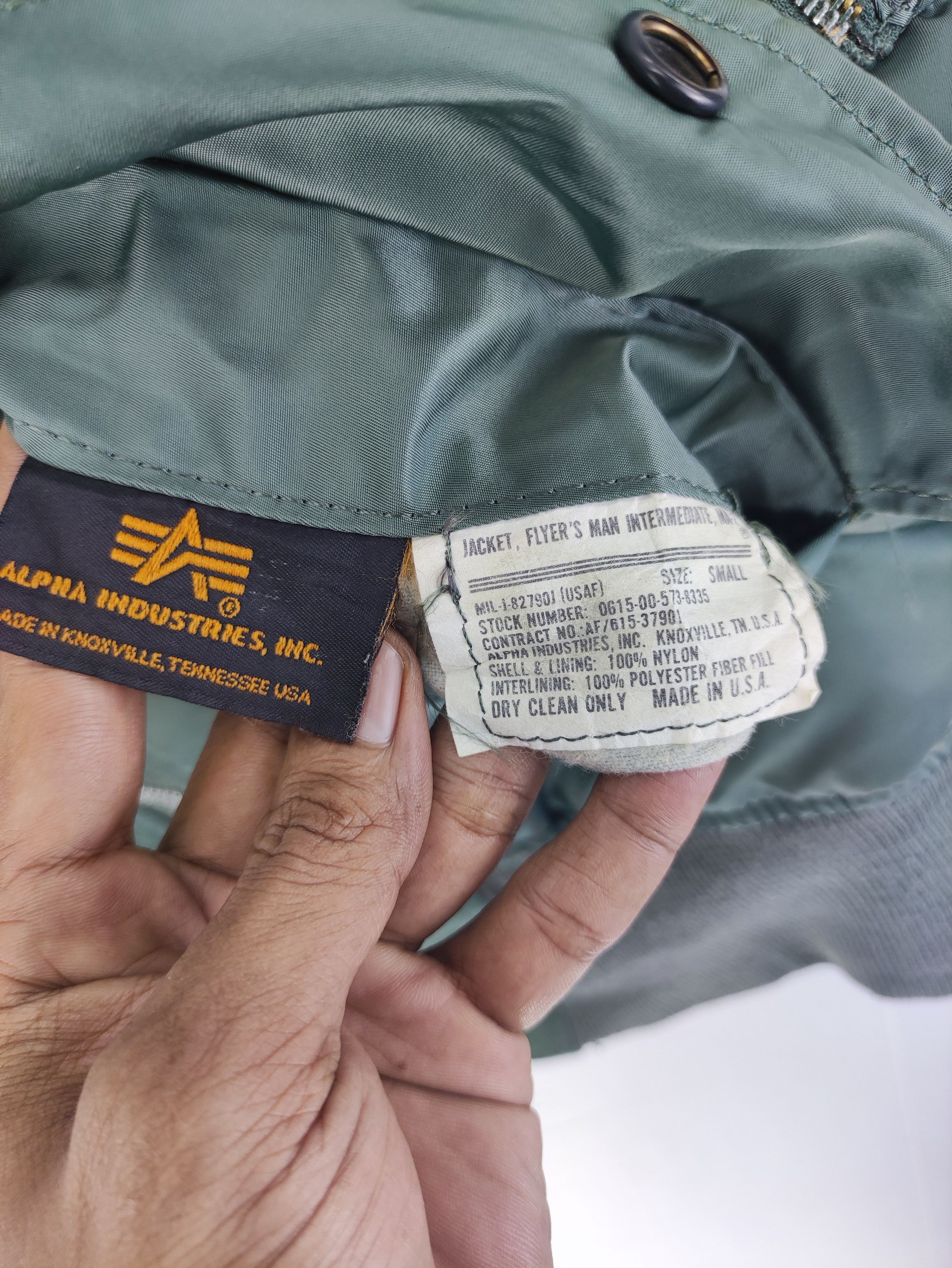 Alpha Industries Vintage Alpha Industries Bomber Jacket Zipper Size US L / EU 52-54 / 3 - 5 Thumbnail