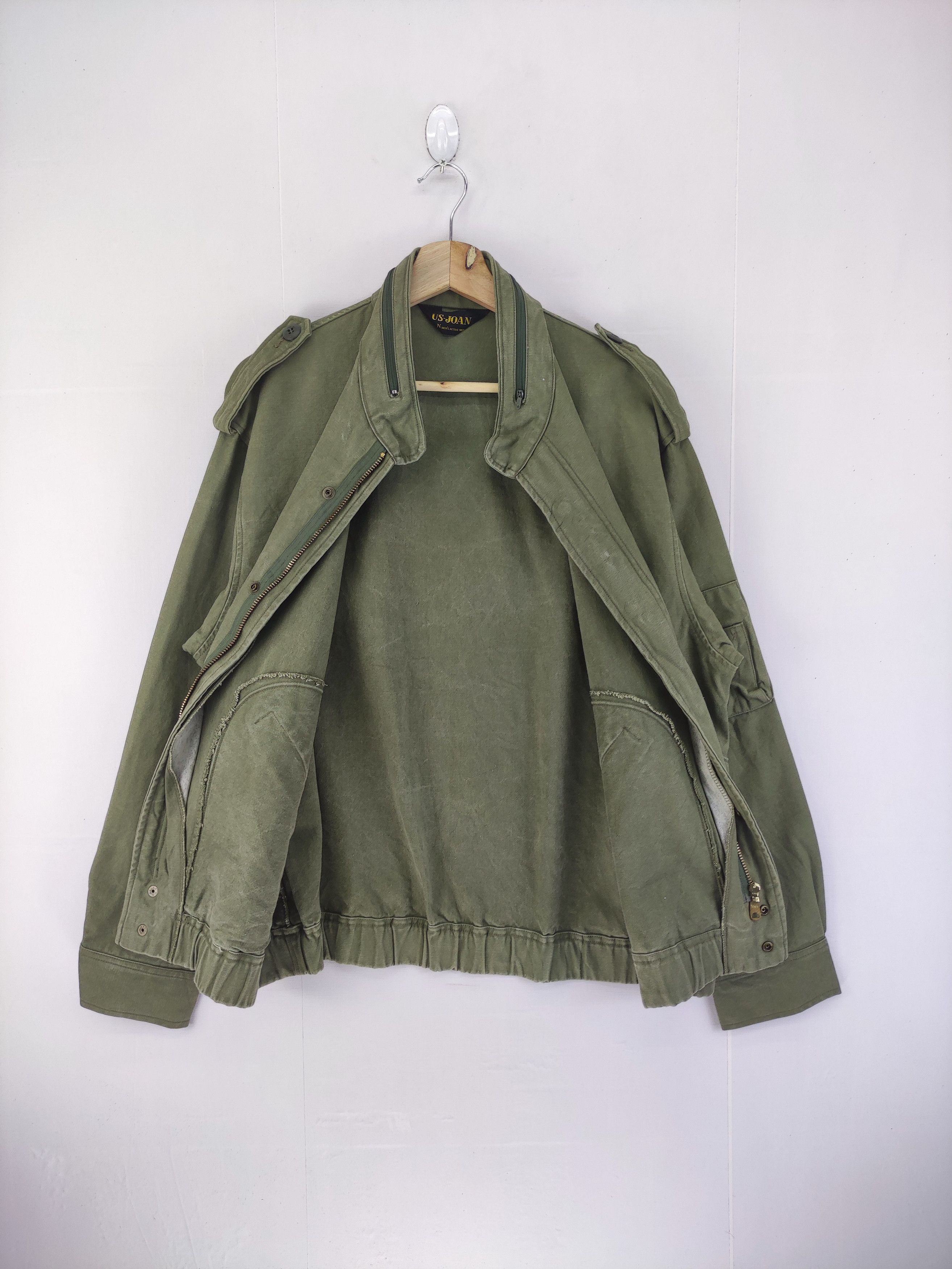 Japanese Brand Vintage Us-joan Jacket Zipper With Hoodie Size US L / EU 52-54 / 3 - 7 Thumbnail