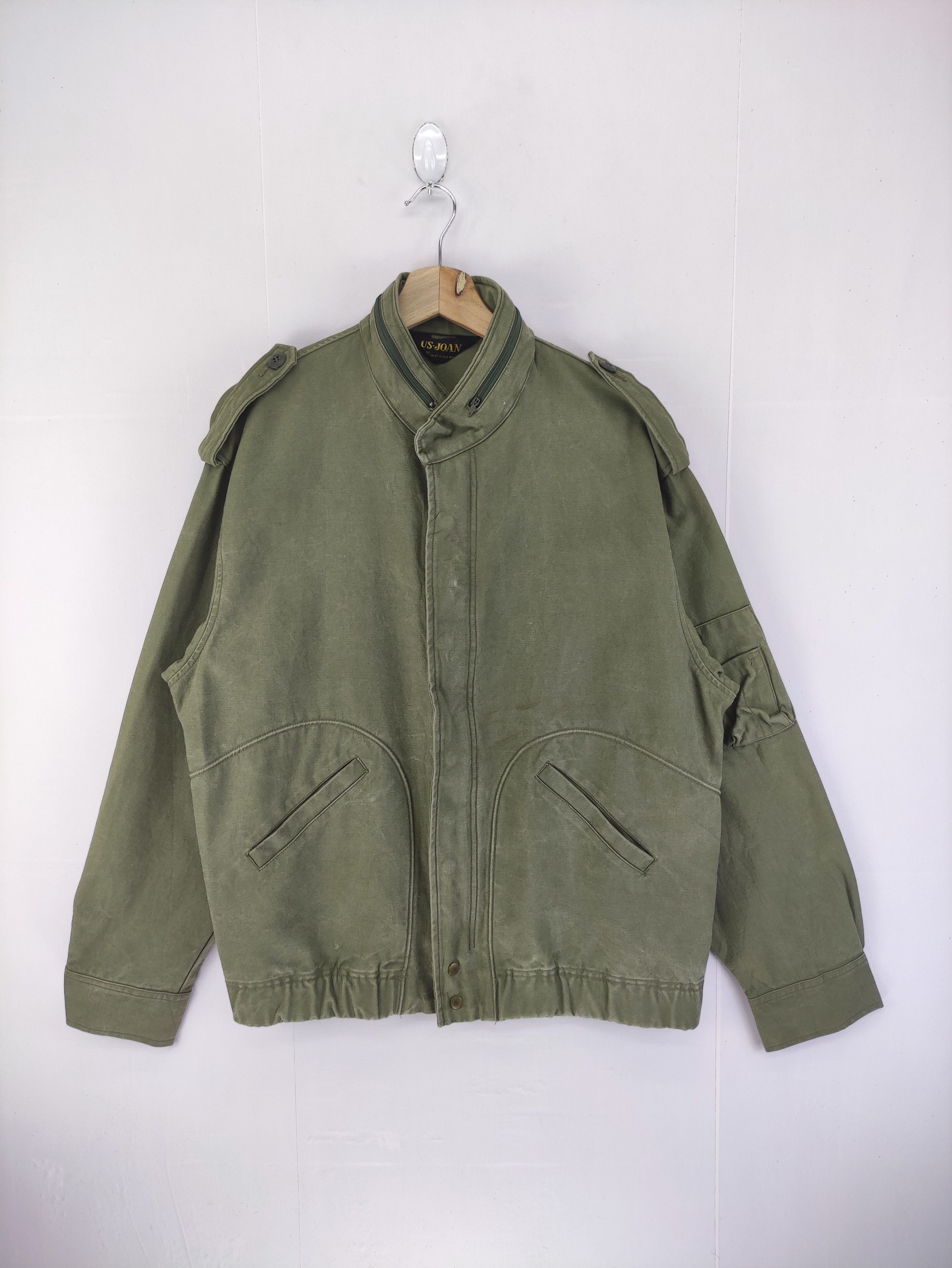 Japanese Brand Vintage Us-joan Jacket Zipper With Hoodie Size US L / EU 52-54 / 3 - 1 Thumbnail