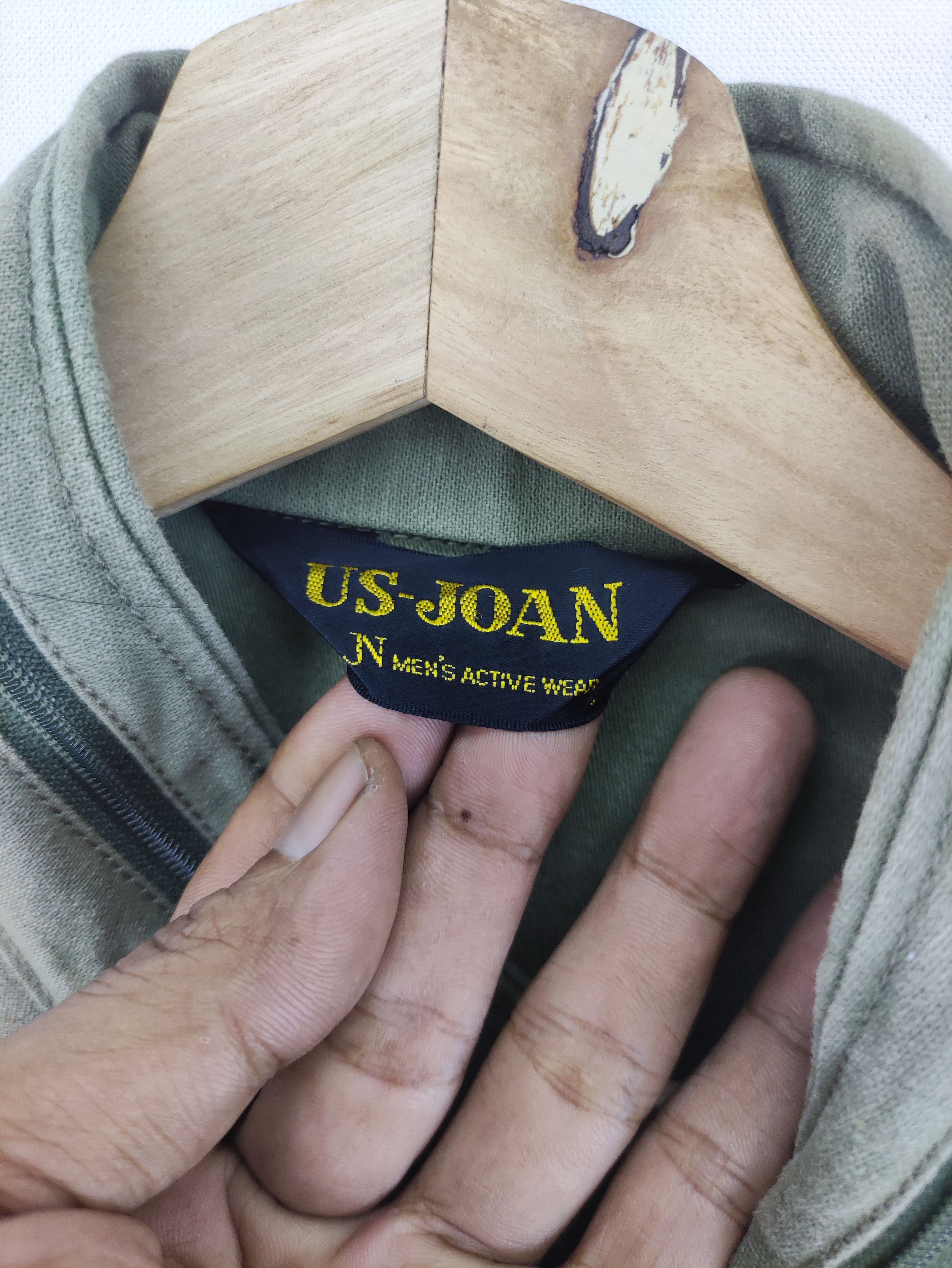 Japanese Brand Vintage Us-joan Jacket Zipper With Hoodie Size US L / EU 52-54 / 3 - 5 Thumbnail